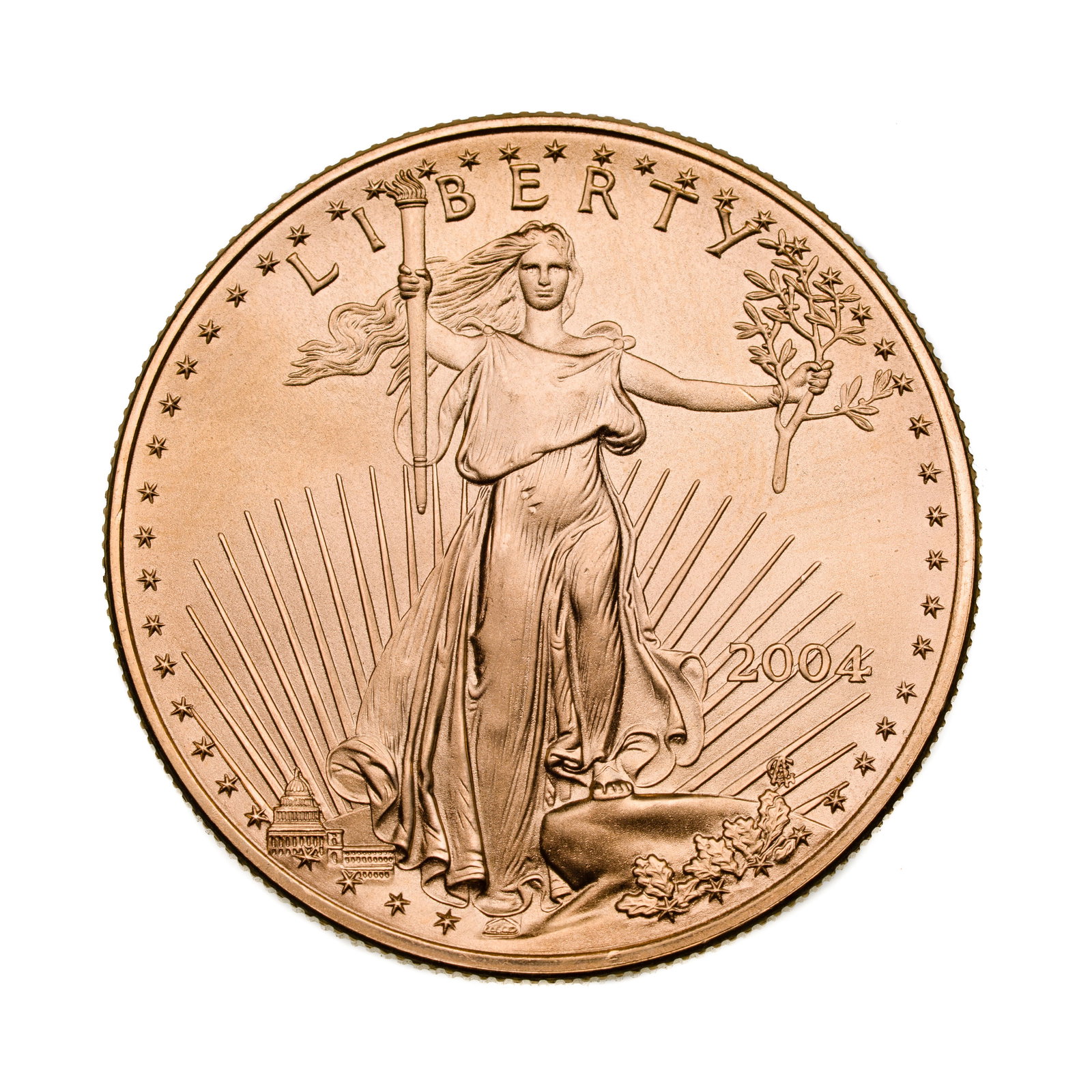 2004 $50 American Eagle Gold: 2004 $50 American Eagle Gold Property from: an Estate, Wilmette, Illinois Category: Bullion Coins > Gold Bullion Estimated Sale Time: 4:30 pm CST Shipping Status: Shipping Quote 