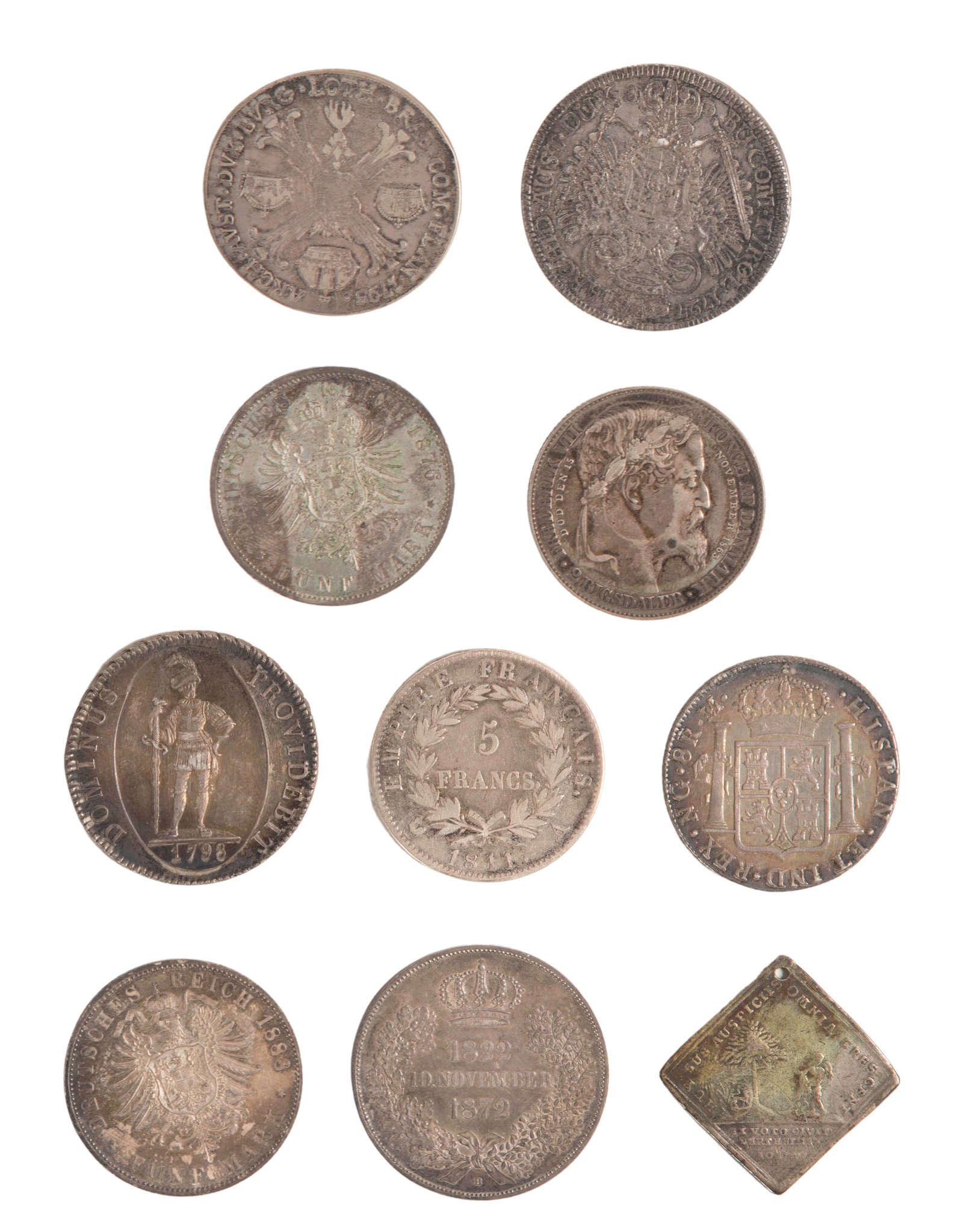 World Silver Coin Assortment - 2