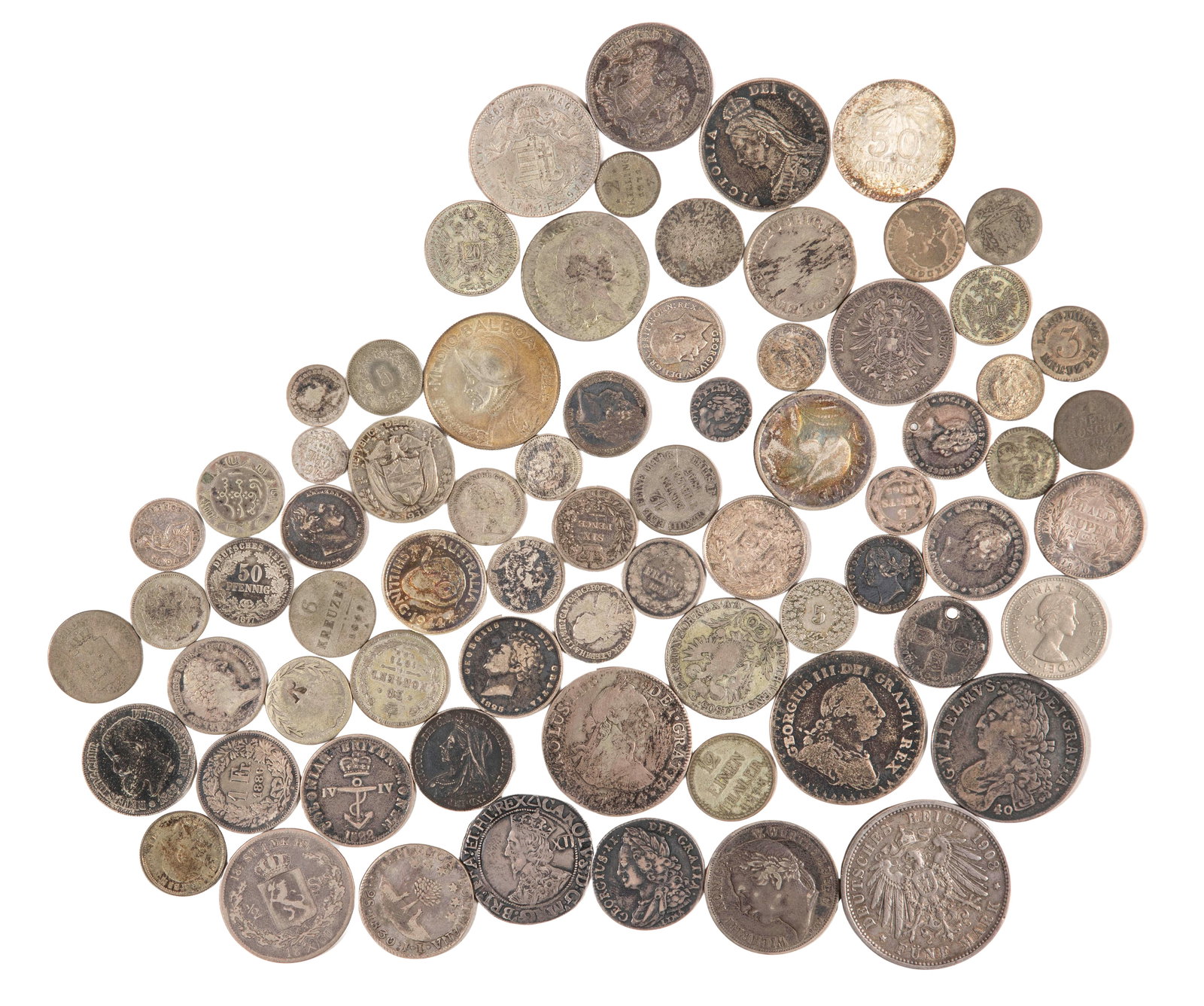 World Silver Coin Assortment (1 of 1)