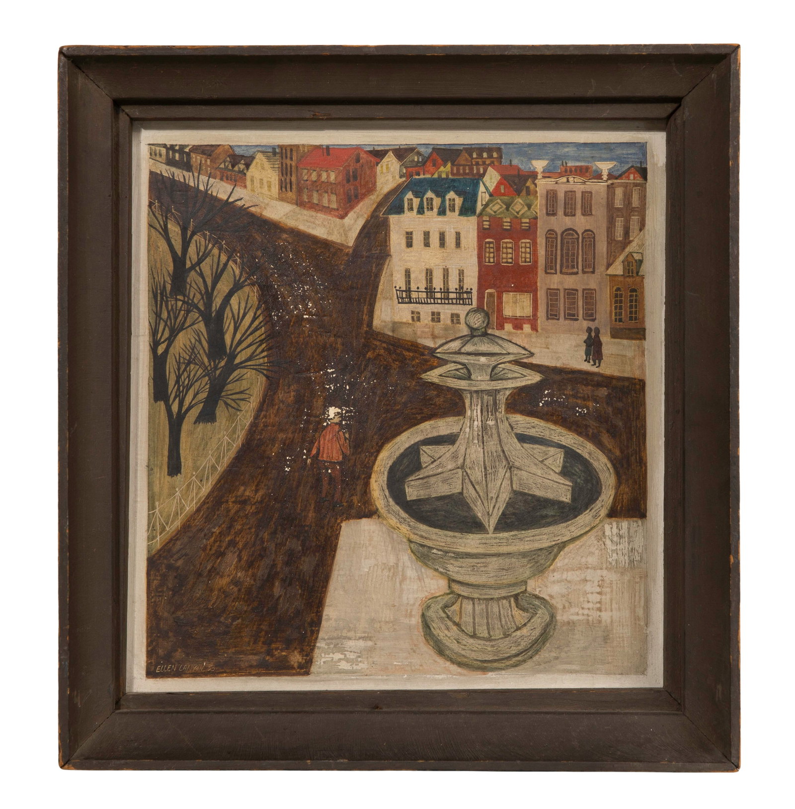 Ellen Lanyon (American, 1926-2013) Oil on Panel (1 of 2)