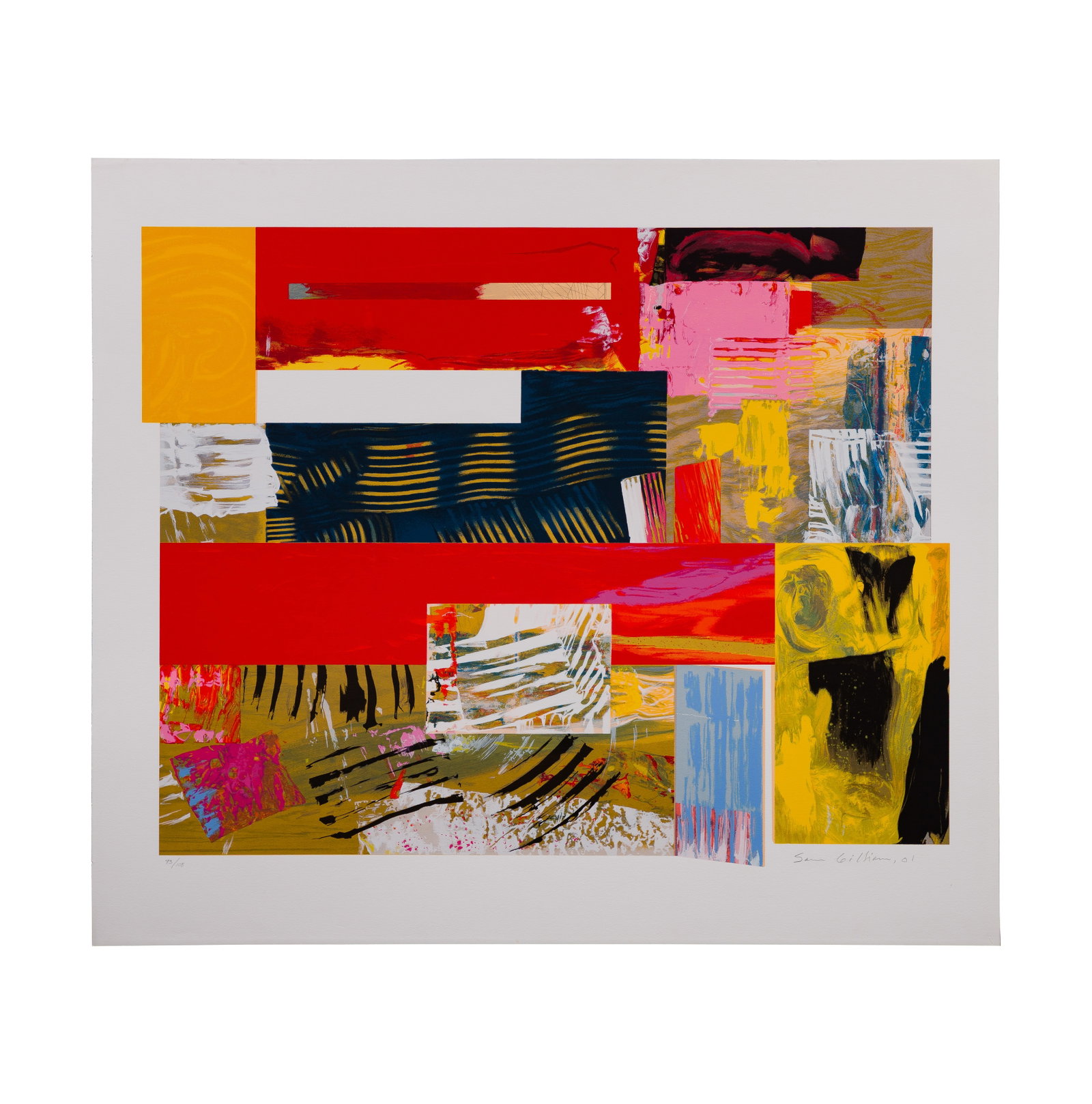 Sam Gilliam (American, 1933-2022) Lincoln Center Festival Serigraph (1 of 4)