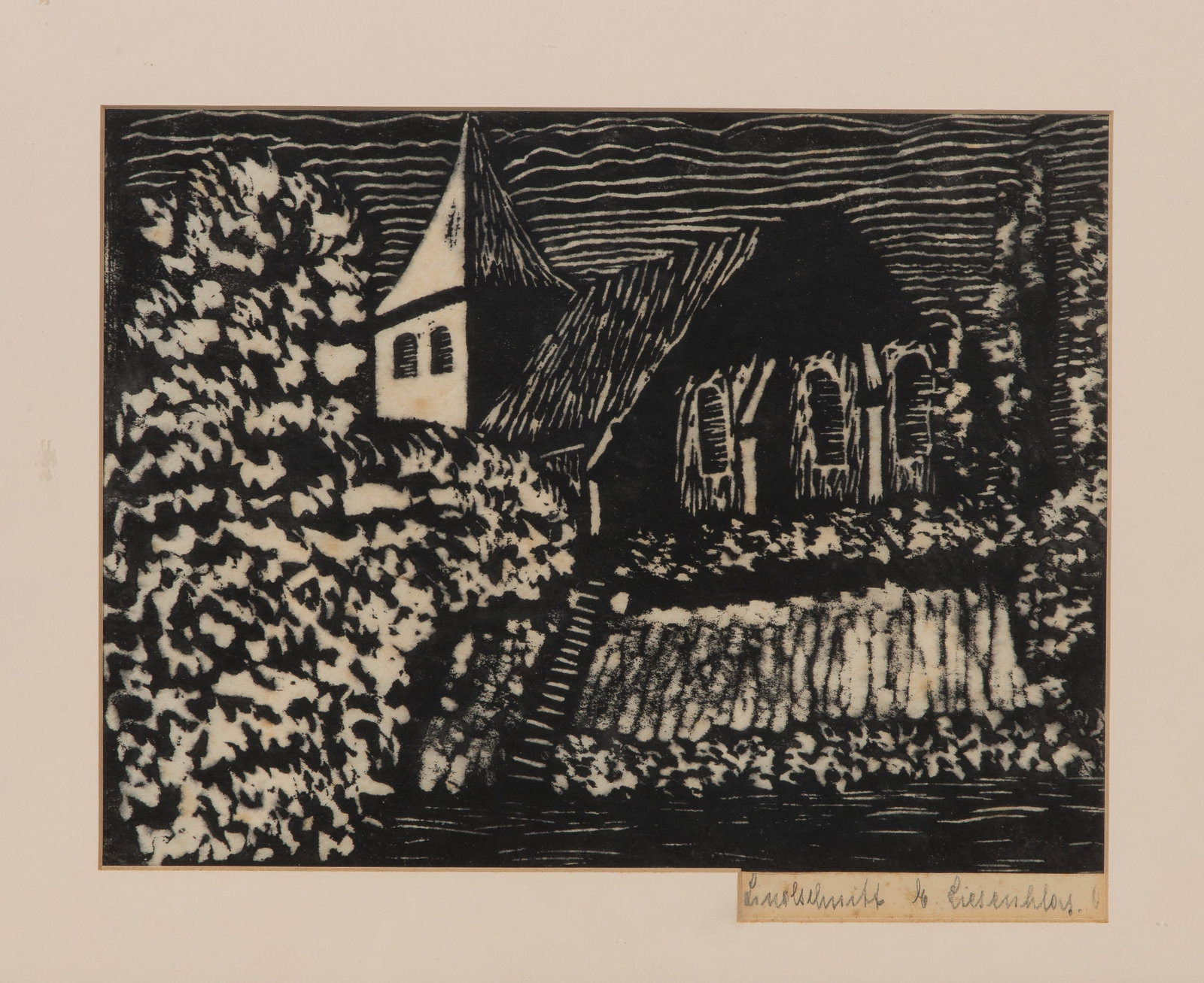 Unknown Artist (20th Century) Linocut (1 of 2)