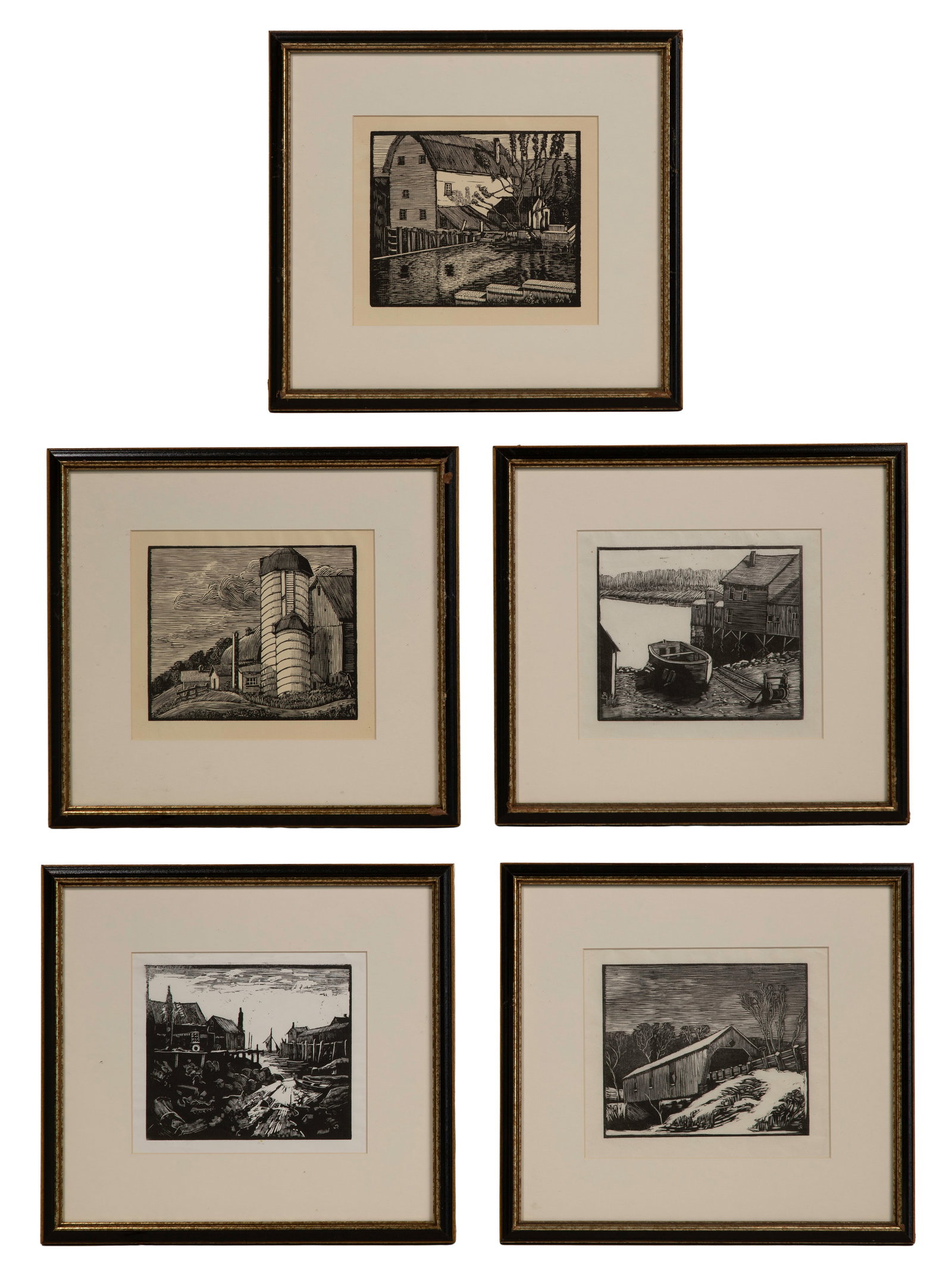 Attributed to Julius Richter (American, 1876-1974) Woodcut Assortment (1 of 1)