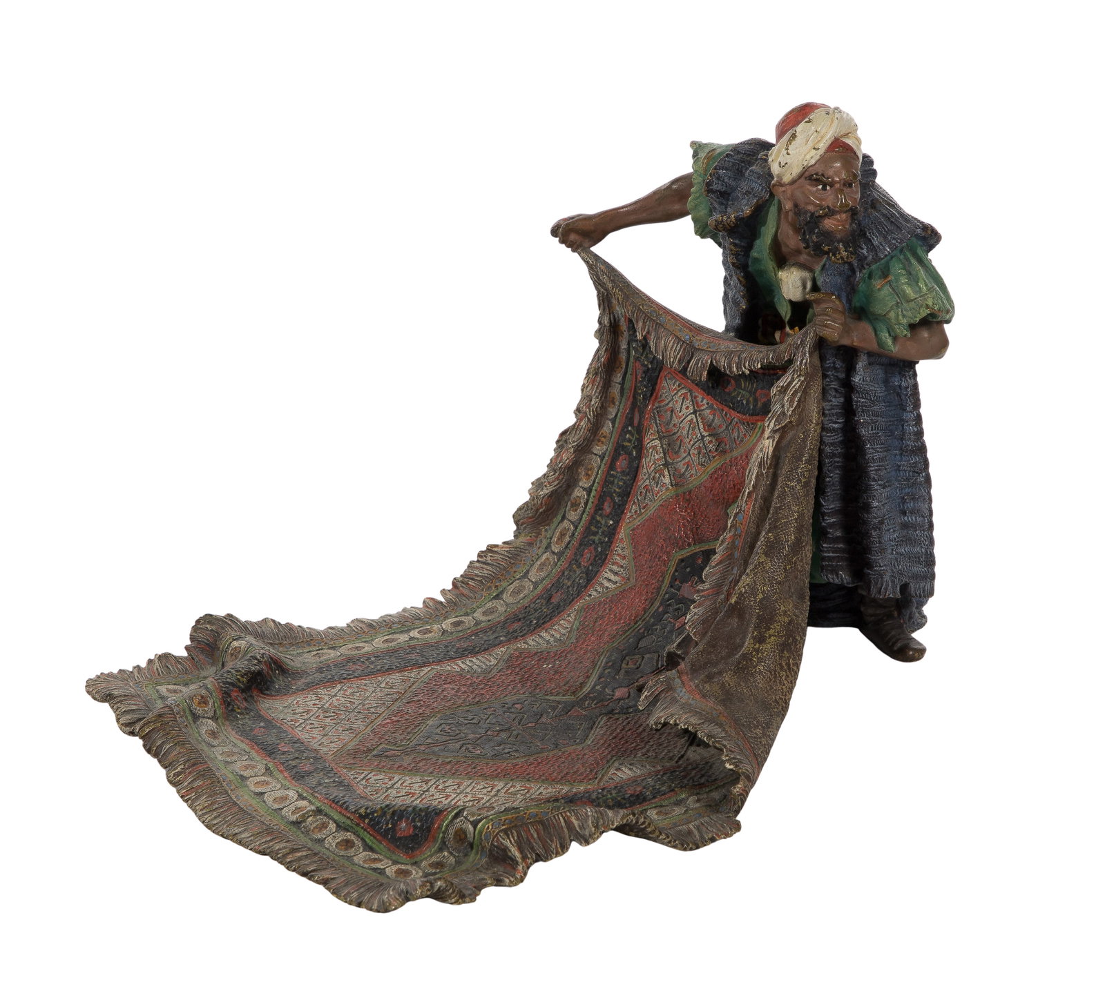 Franz Xaver Bergmann (Austrian, 1861-1936) Cold Painted Bronze Sculpture (1 of 3)
