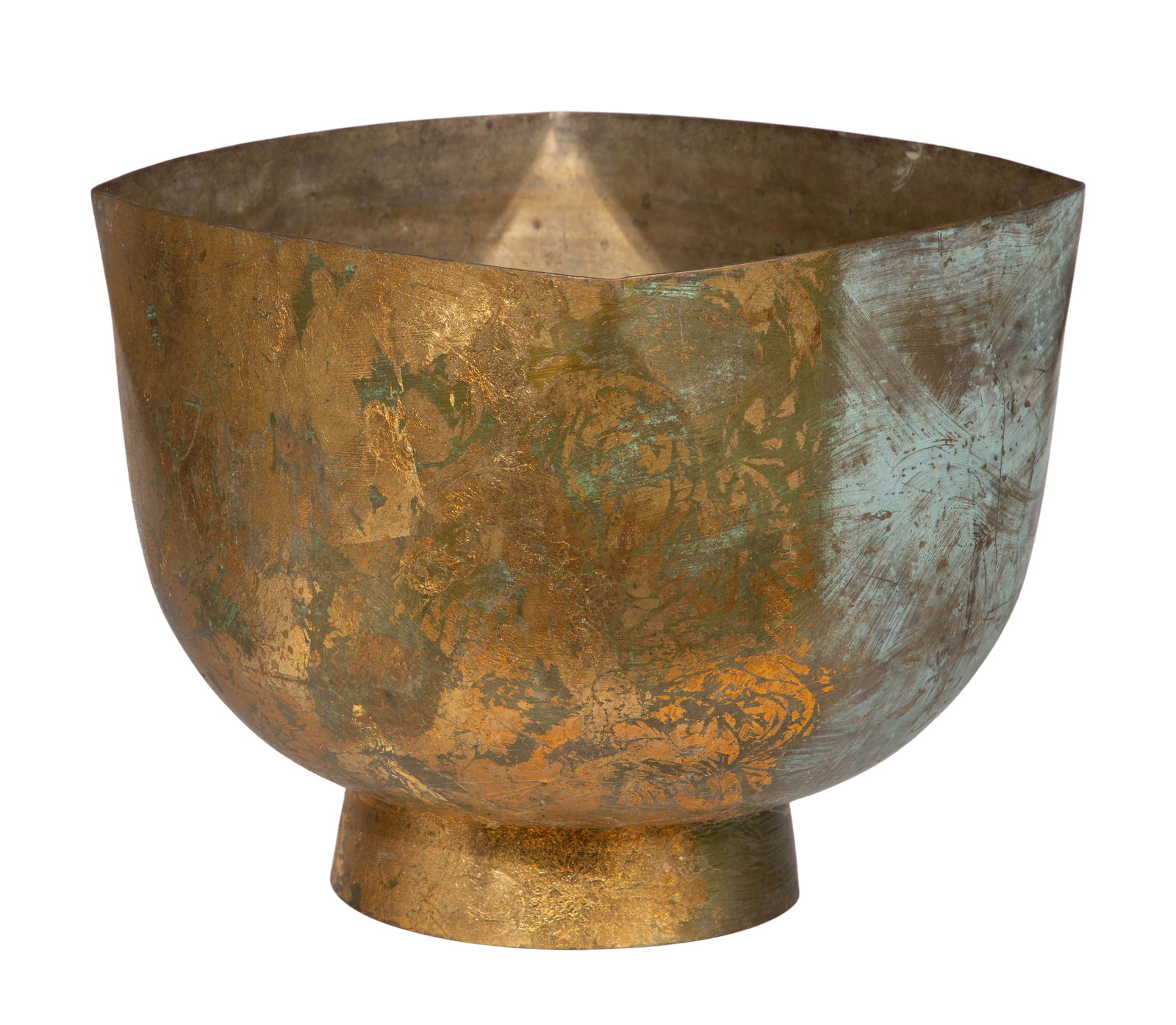 Ward Bennett Design Brass Cache Pot - 2