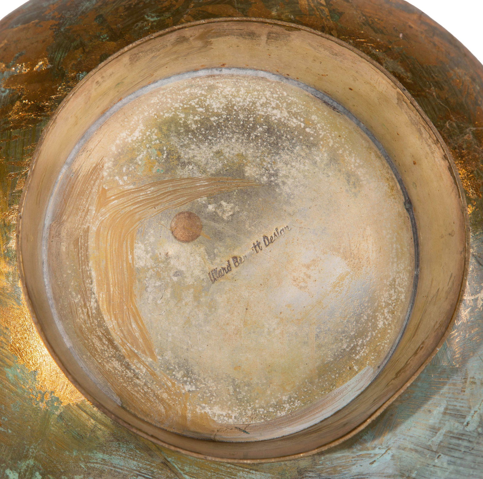 Ward Bennett Design Brass Cache Pot - 3