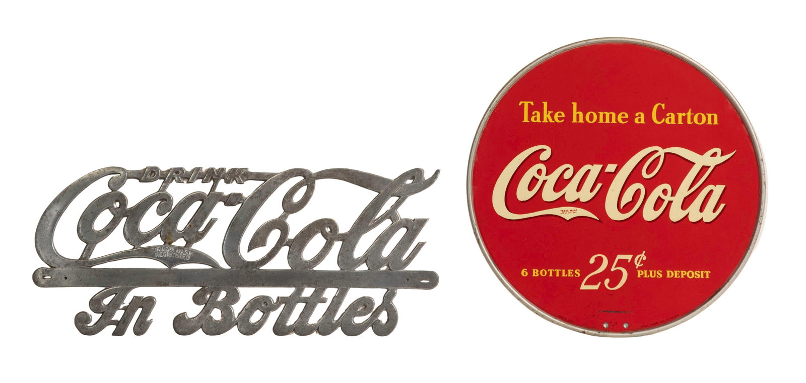 Coca Cola Metal Advertising Signs (1 of 2)