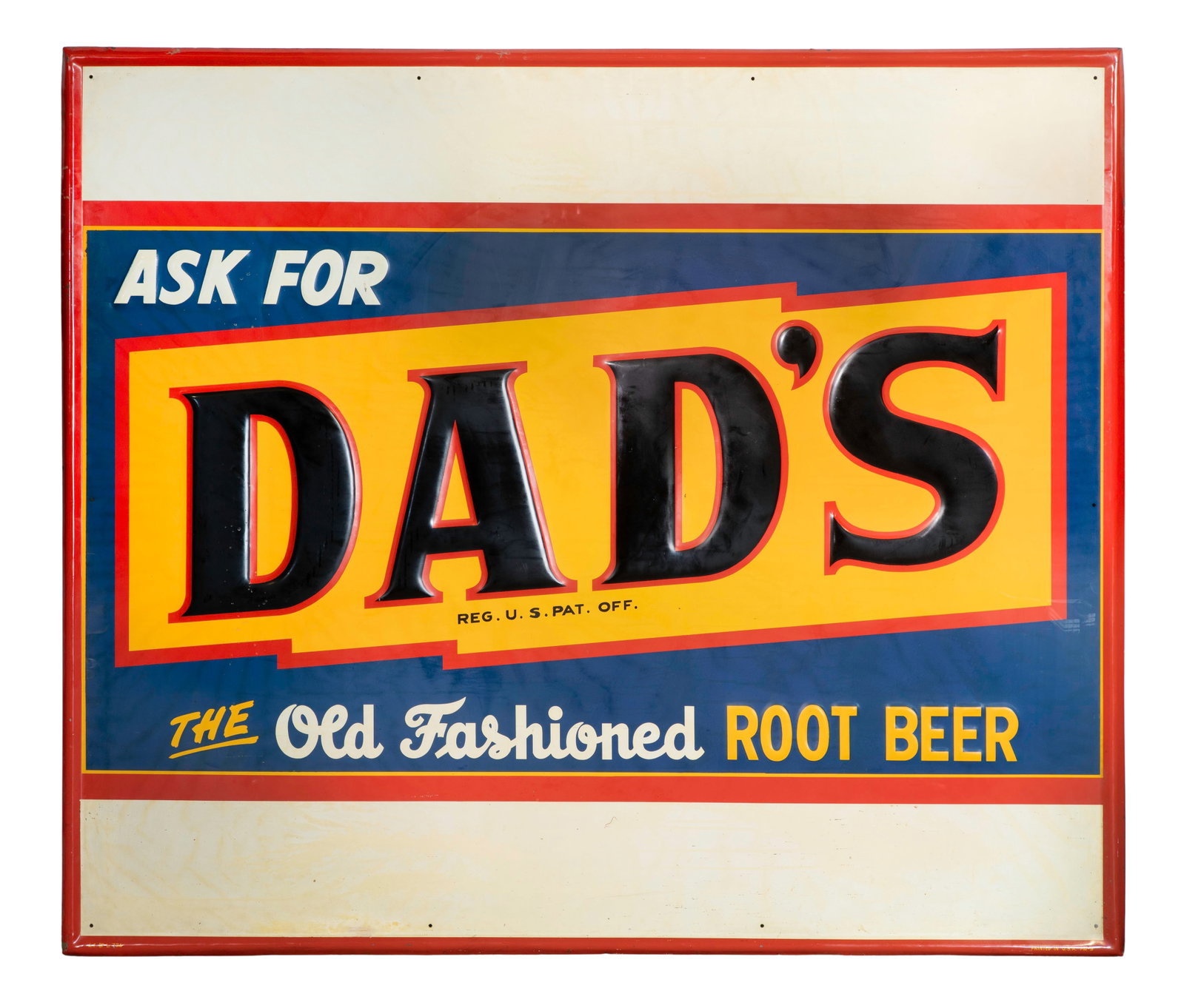Dad's Root Beer Metal Advertising Sign (1 of 3)