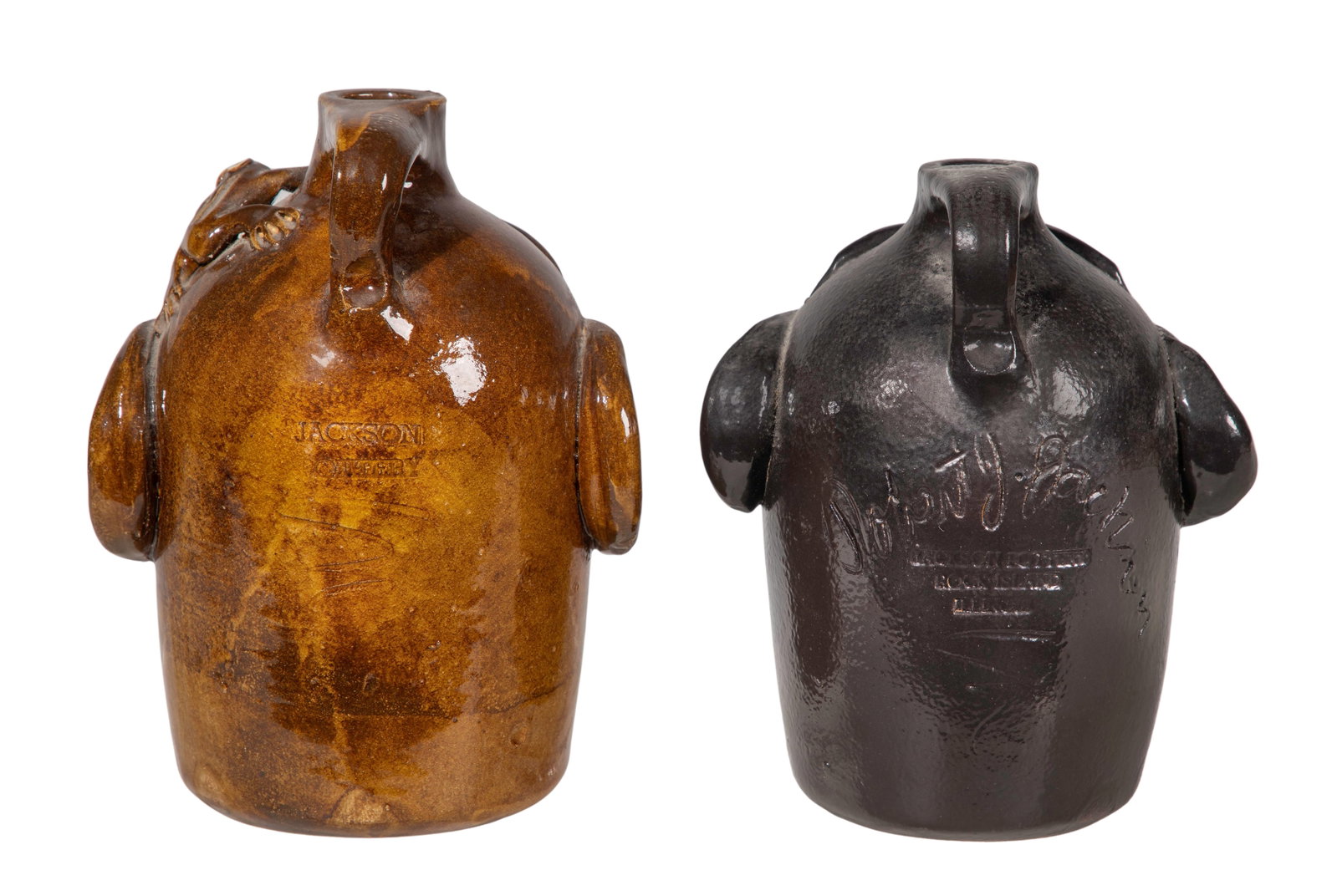 Robert Jackson Ugly Face Pottery Jugs - 3