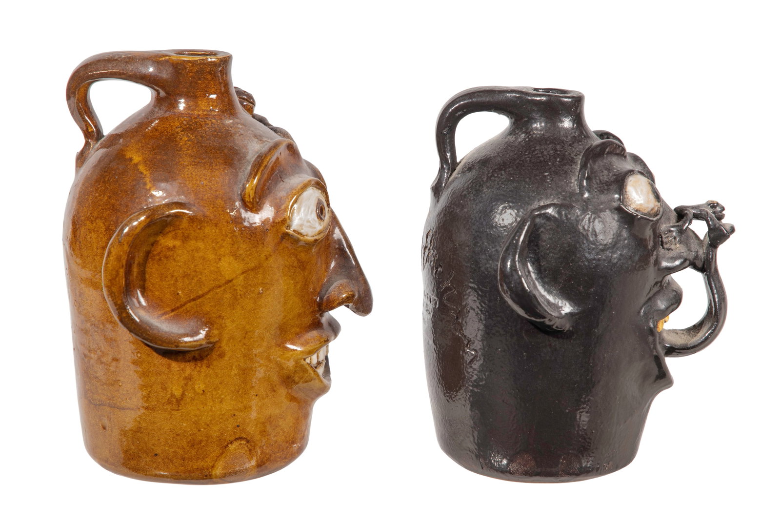 Robert Jackson Ugly Face Pottery Jugs - 4