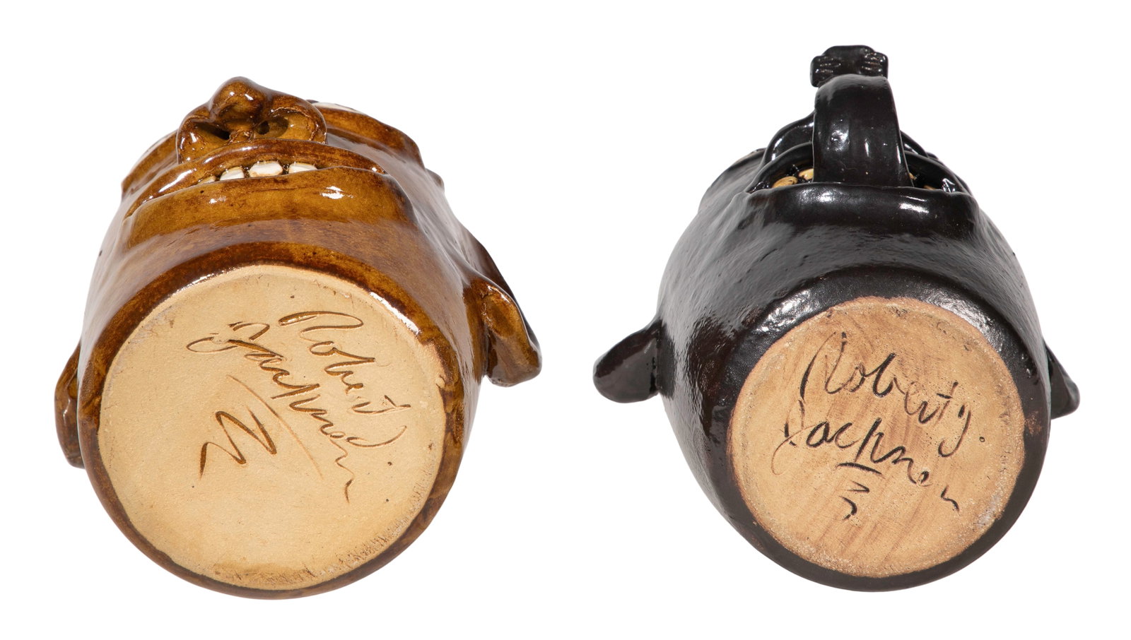 Robert Jackson Ugly Face Pottery Jugs - 5