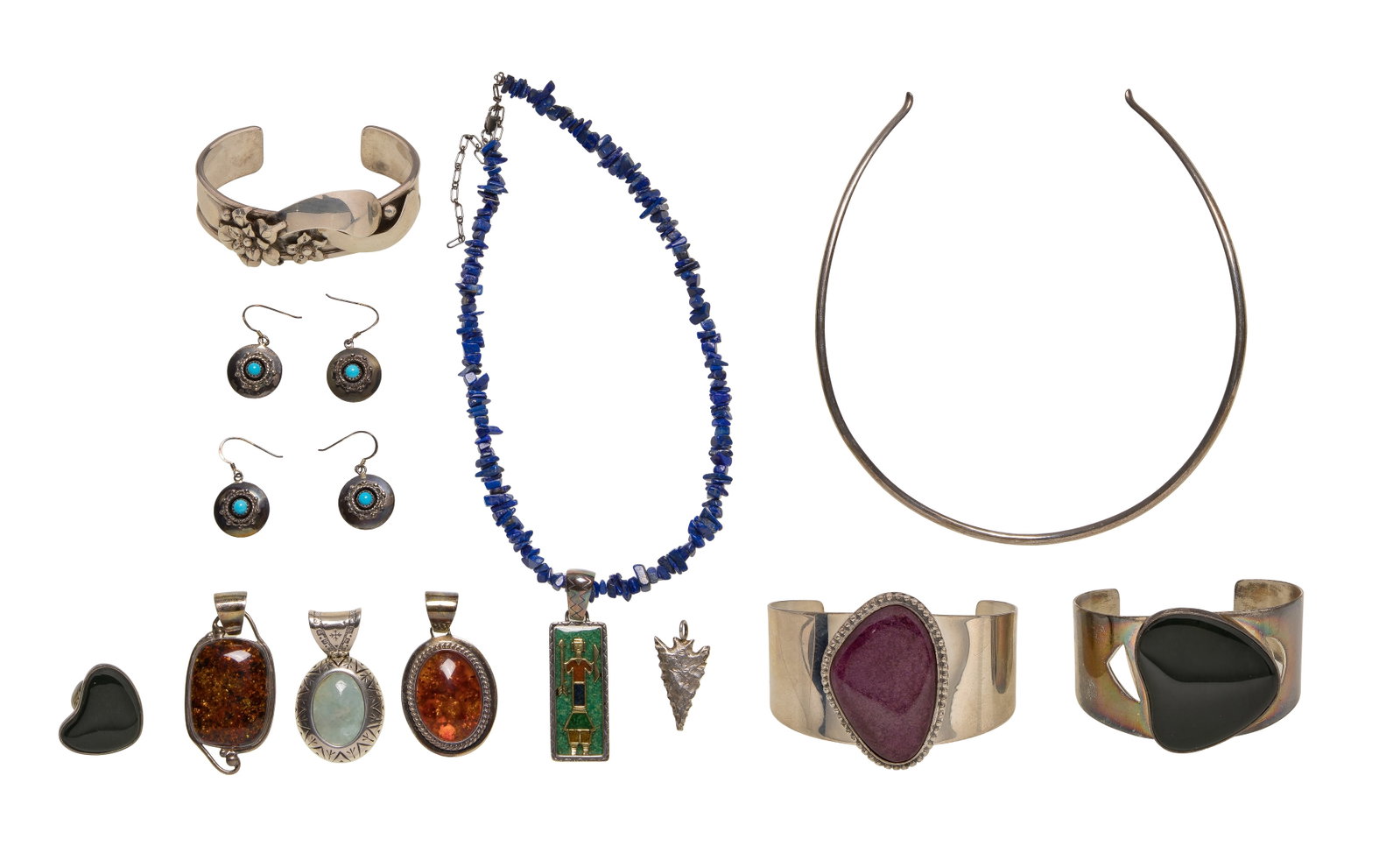 Native American Sterling Silver Jewelry Assortment (1 of 1)