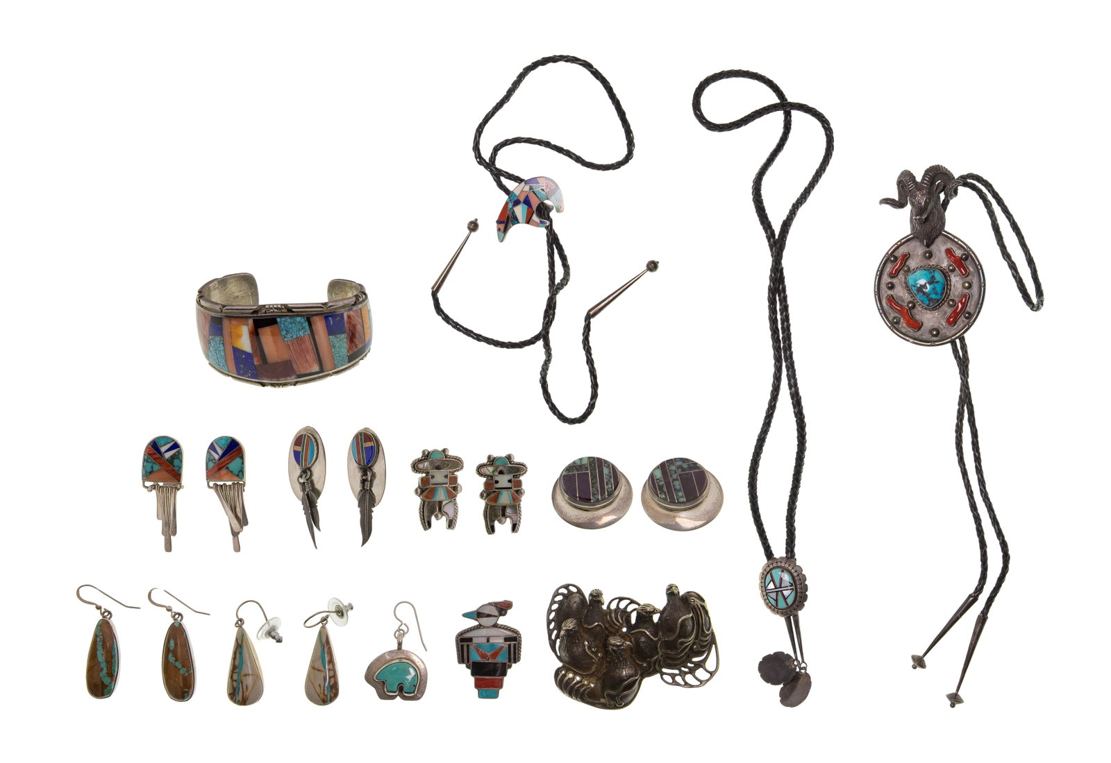Native American Sterling Silver Jewelry Assortment (1 of 1)