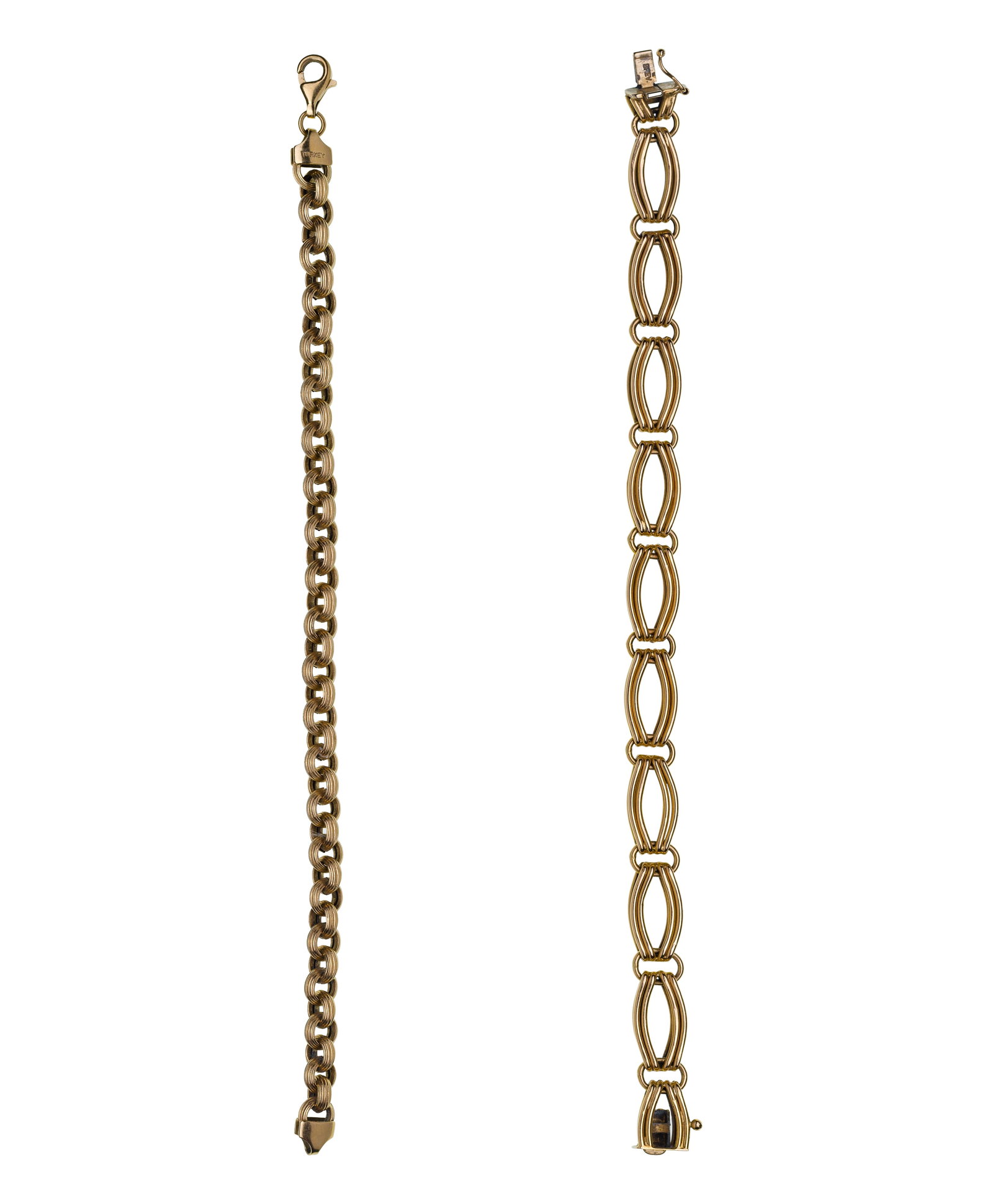 14k Yellow Gold Bracelets - 2