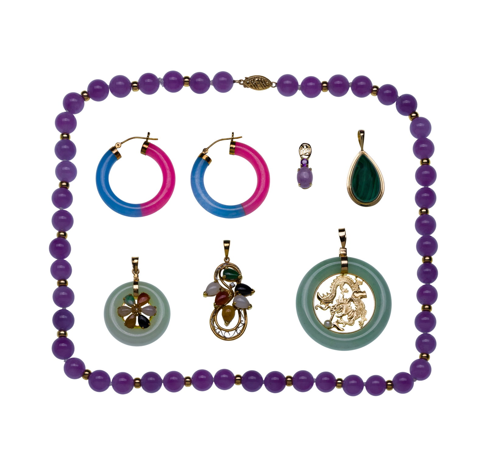 14k Gold and Stone Jewelry Assortment (1 of 1)