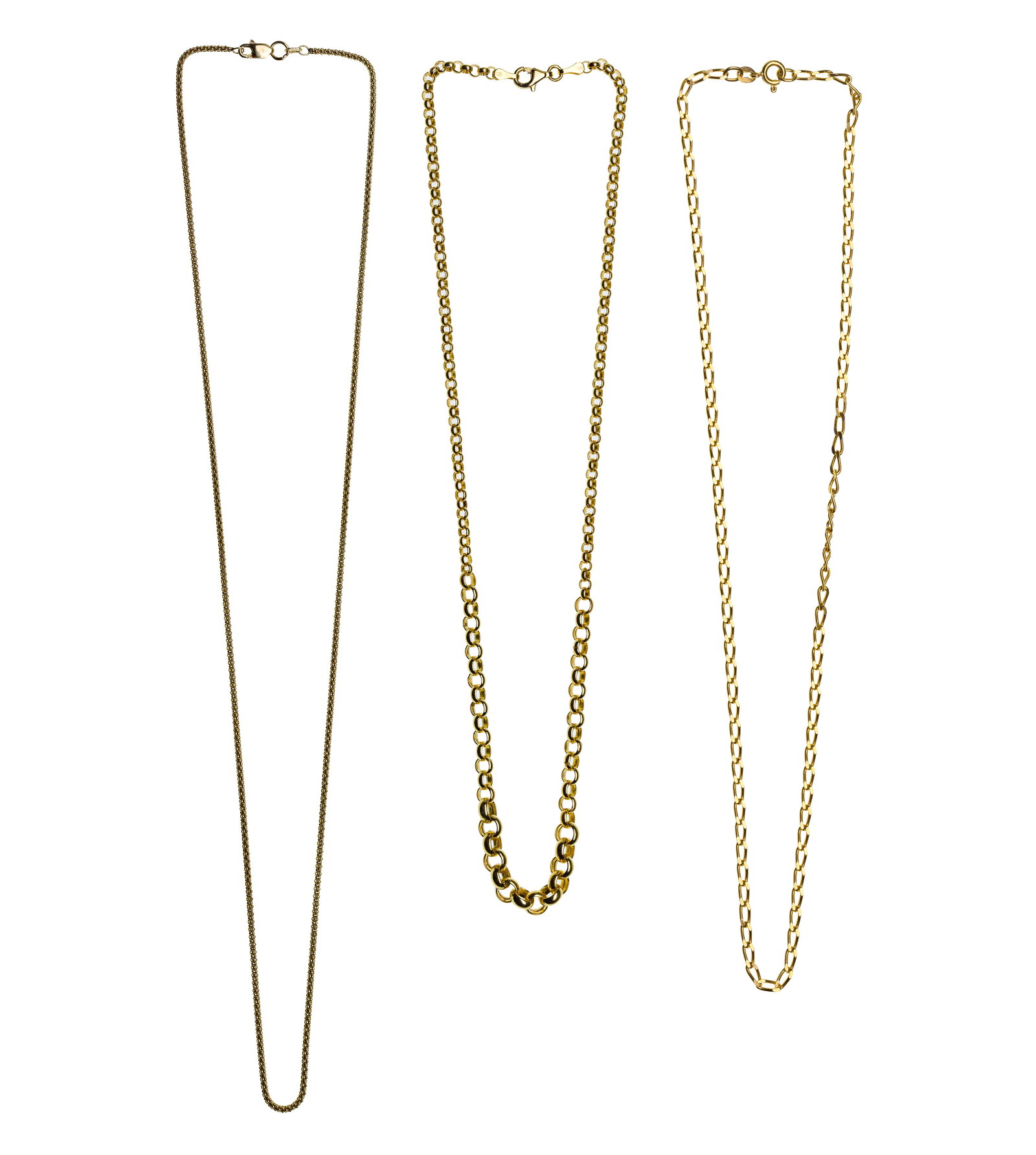 14k Yellow Gold Necklace Assortment (1 of 2)
