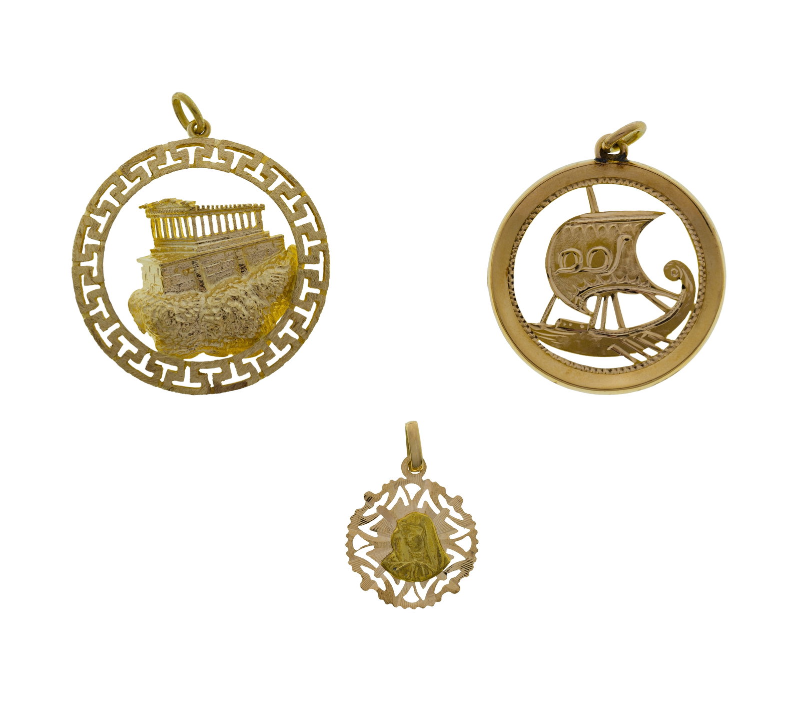 16k Yellow Gold Pendant Assortment (1 of 2)