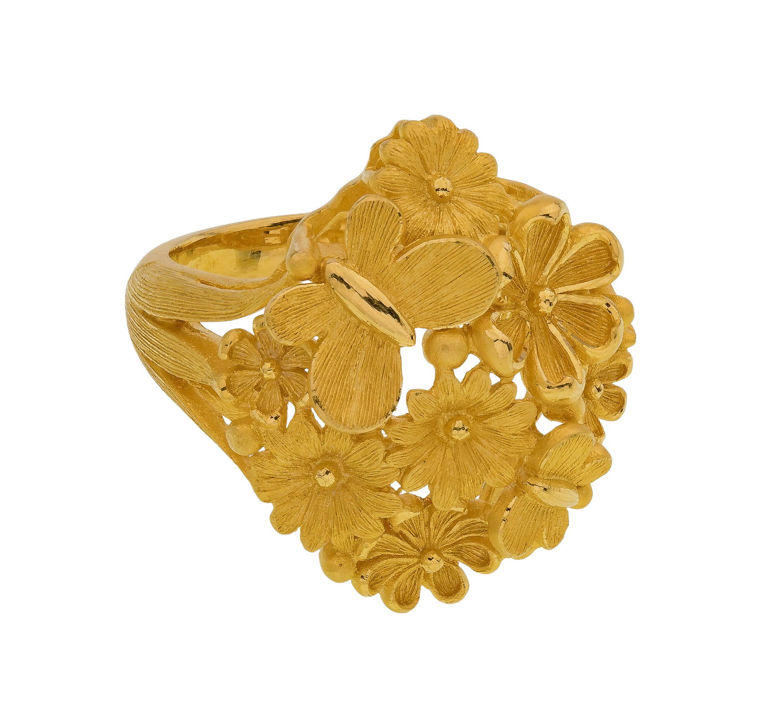 Prima 24k Yellow Gold Ring (1 of 4)