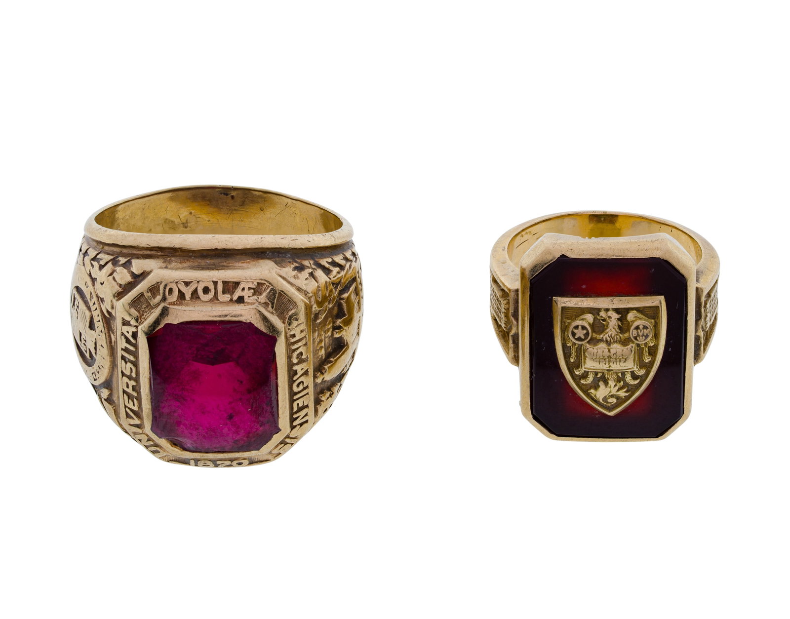 10k Yellow Gold School Rings (1 of 2)