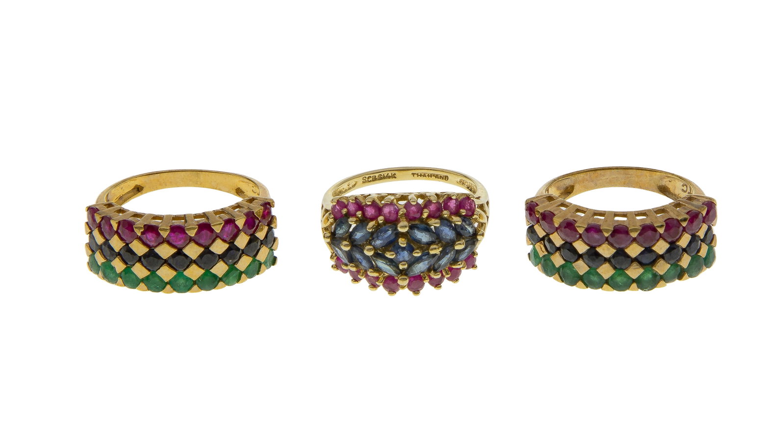14k Yellow Gold and Gemstone Ring Assortment (1 of 2)