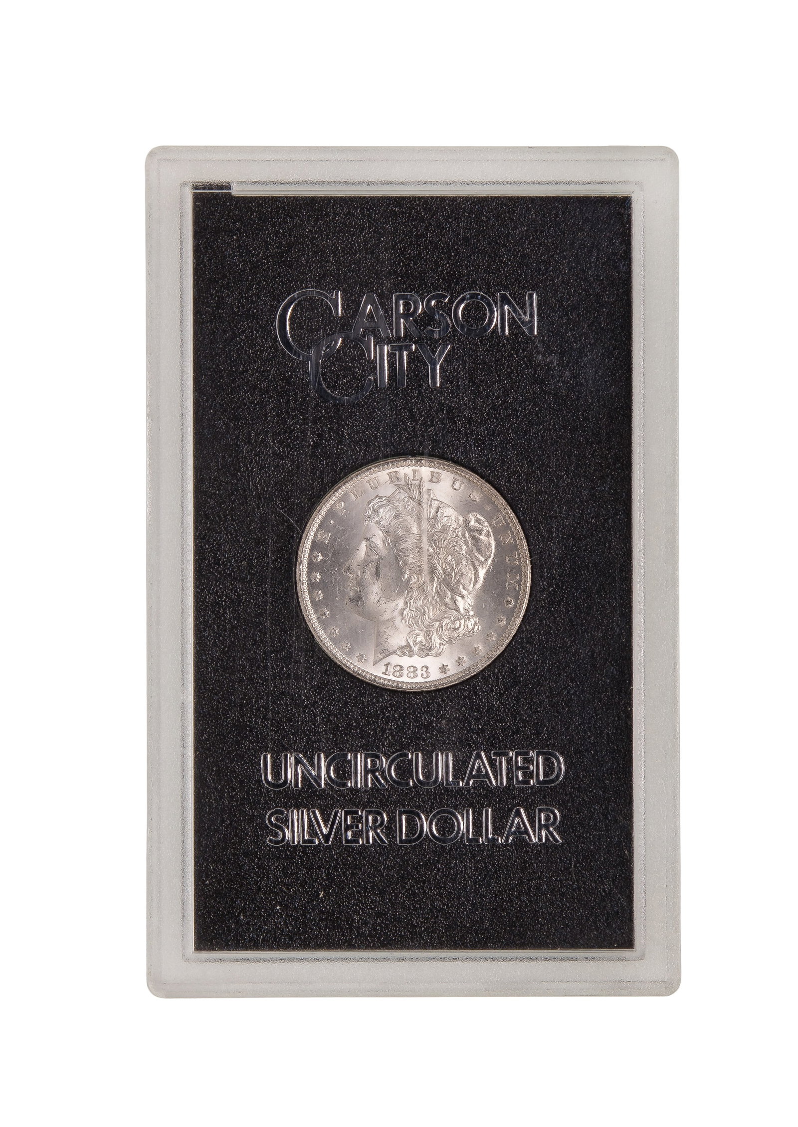 1883-CC Morgan $1 GSA: 1883-CC Morgan $1 GSA Including certificate #83455957 and box Property from: a Private Collector, Westmont, Illinois Category: Dollars > Morgan Dollar Estimated Sale Time: 3:14 pm CST Shipping