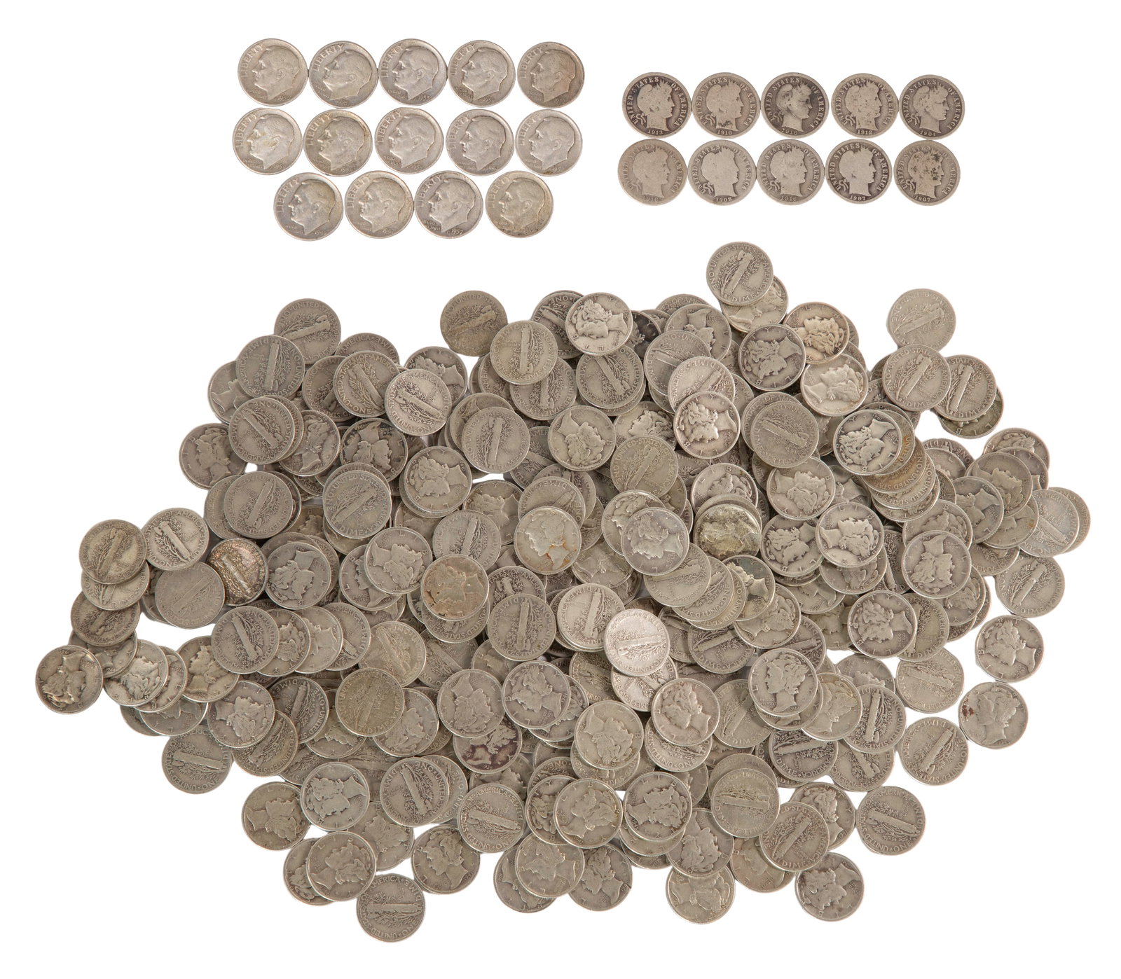 US Silver 10c Assortment (1 of 1)