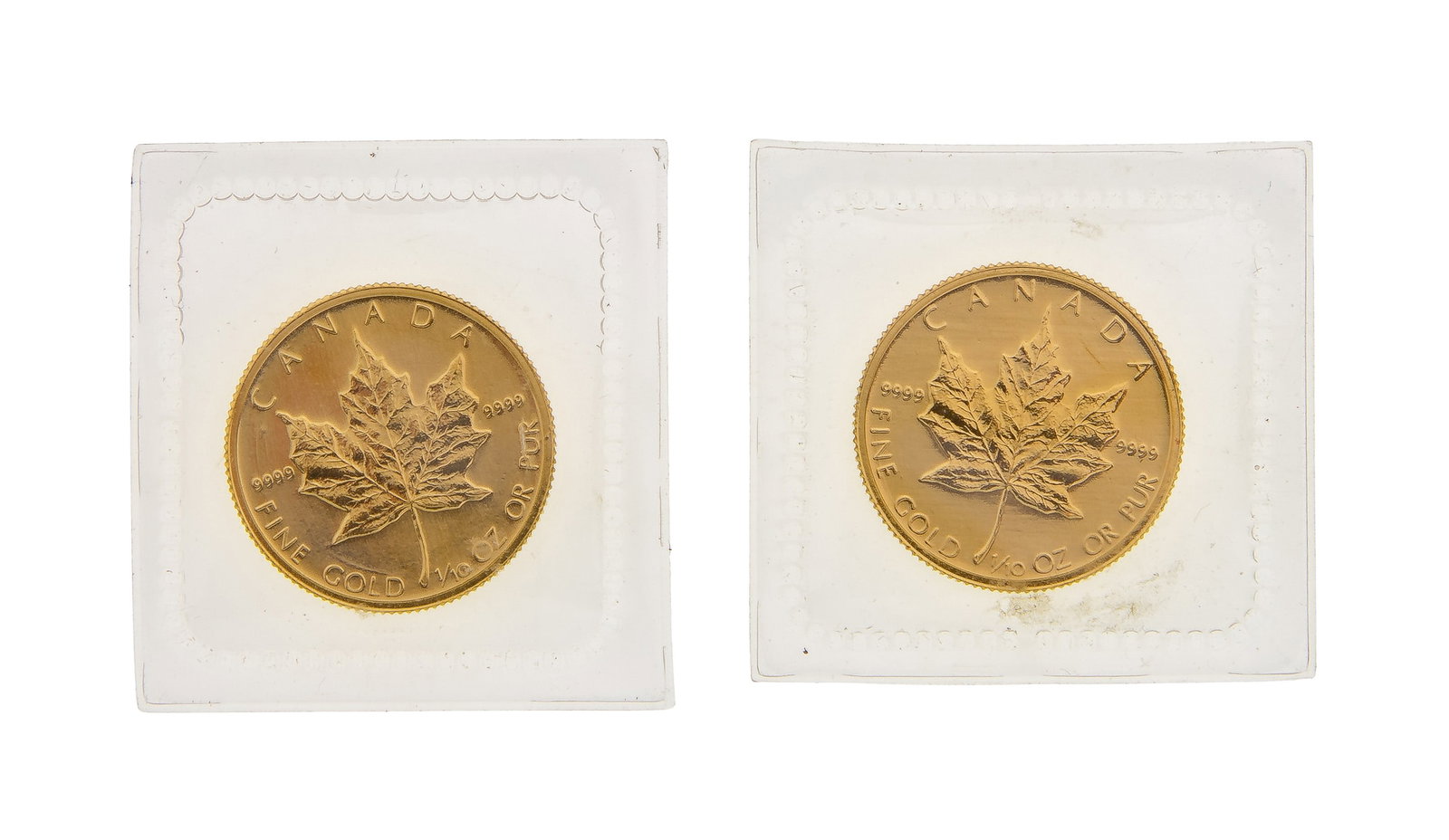 Canada: 1982 $5 Maple Leaf Gold Coins - 2