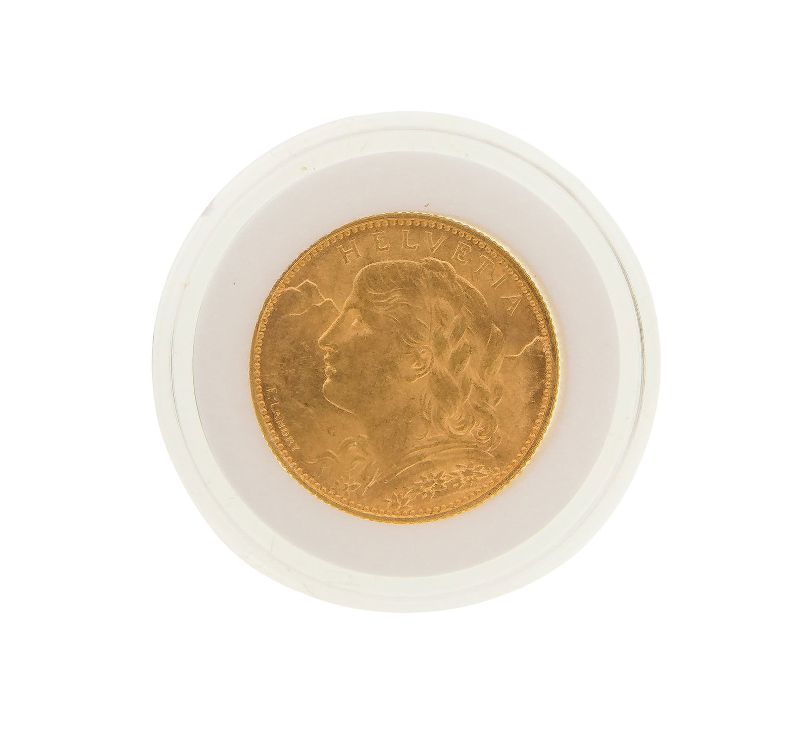 France: 1915 10-Franc Gold Coin (1 of 2)