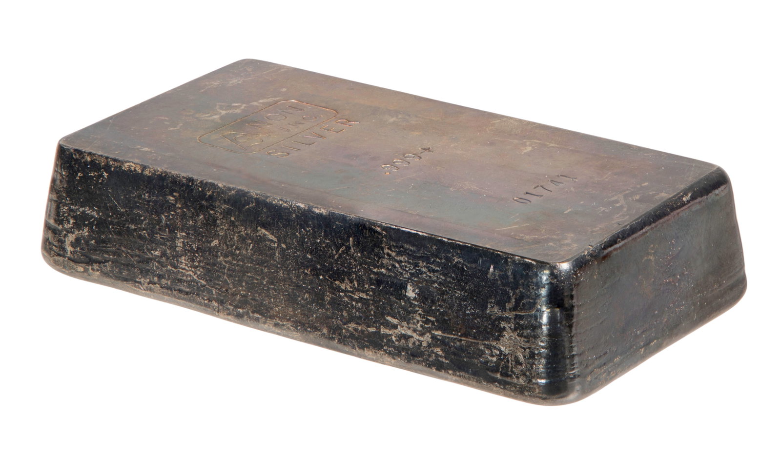 Fine Silver (.999) 50+ Troy Ounce Ingot: Fine Silver (.999) 50+ Troy Ounce Ingot Agnon Ingots #1711 Property from: a Private Collector, Westmont, Illinois Category: Tokens & Medals > Tokens & Medals Estimated Sale Time: 3:39 pm CST Shipping