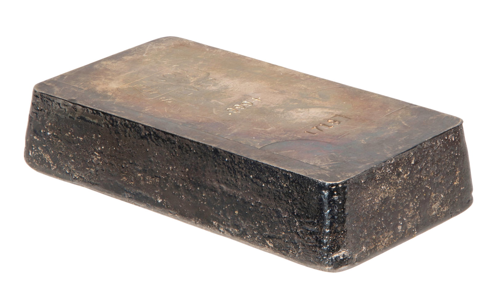 Fine Silver (.999) 50+ Troy Ounce Ingot: Fine Silver (.999) 50+ Troy Ounce Ingot Agnon Ingots #1718 Property from: a Private Collector, Westmont, Illinois Category: Tokens & Medals > Tokens & Medals Estimated Sale Time: 3:40 pm CST Shipping