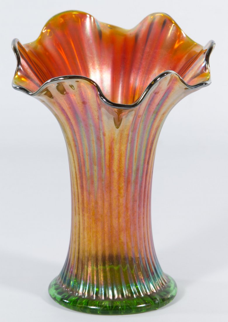 Northwood Carnival Glass Vase