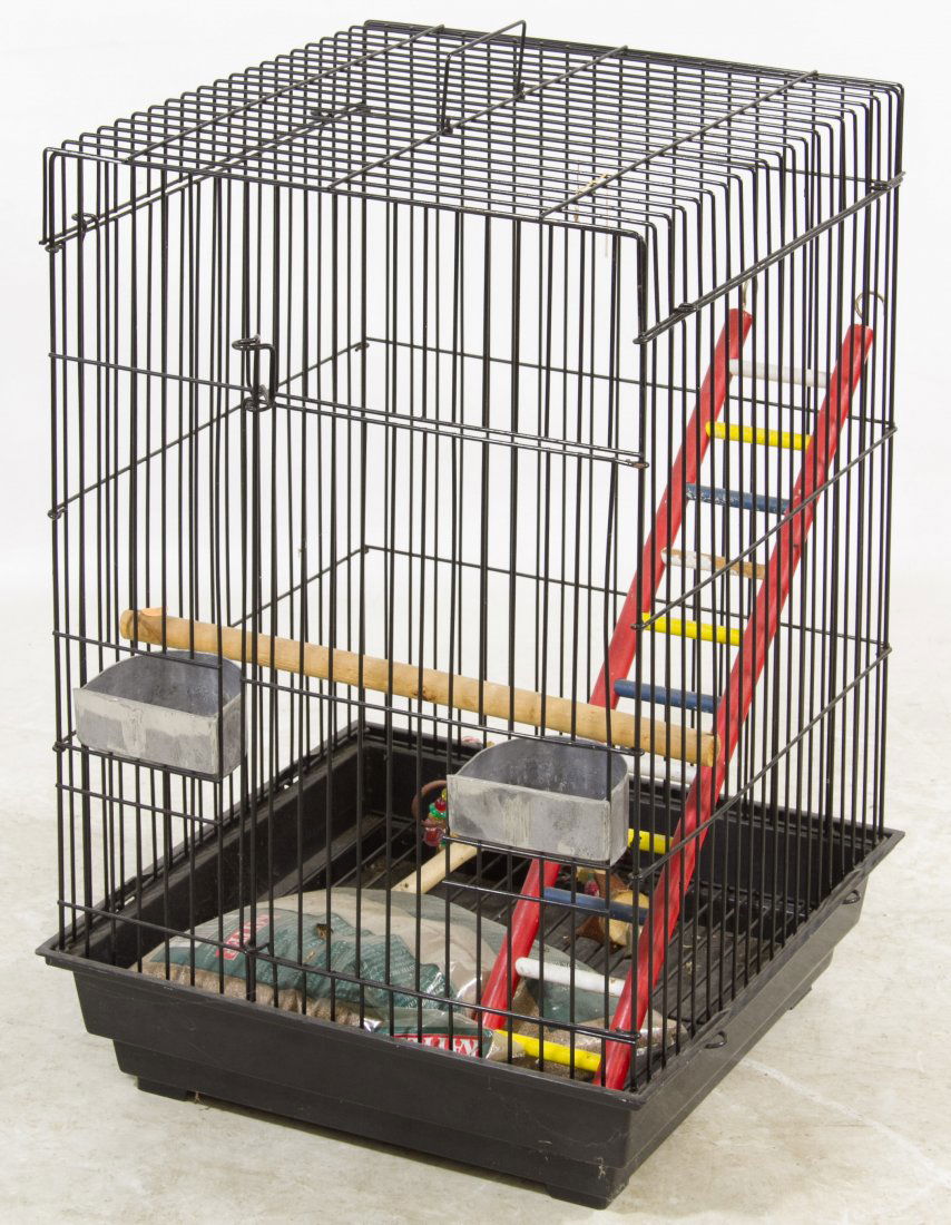 Estate Lot: Wire Parrot Cage: Estate Lot: Wire Parrot Cage Category: Estate Lots > Estate Lots Shipping Status: 3rd Party Shipping; the shipping cost may be high; please contact The UPS Store at 630-424-0444 for a quote