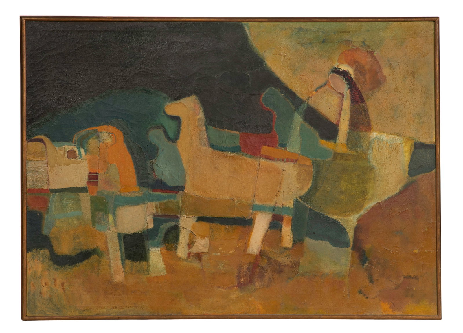 Unknown Artist (20th Century) Mixed Media (1 of 2)