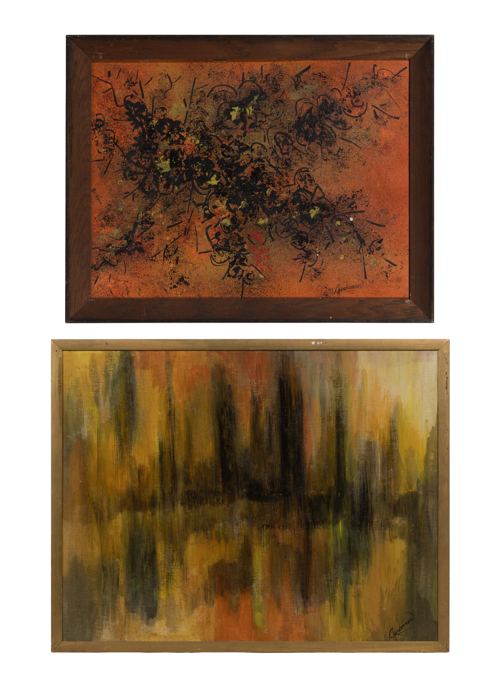 A. Gunderman (American, 20th Century) Oils on Canvas Board (1 of 1)