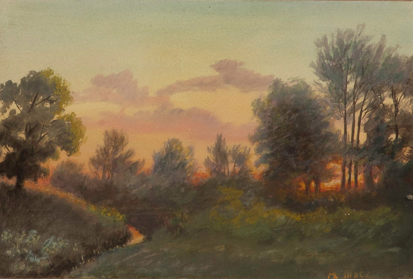 Alden Mote (American, 1906-1981) Watercolor on Paper (1 of 3)