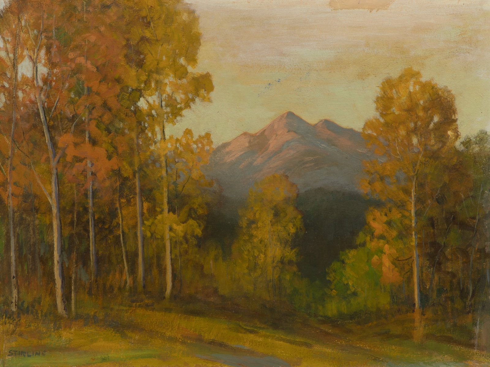David Stirling (American, 1887-1971) Oil on Board (1 of 2)