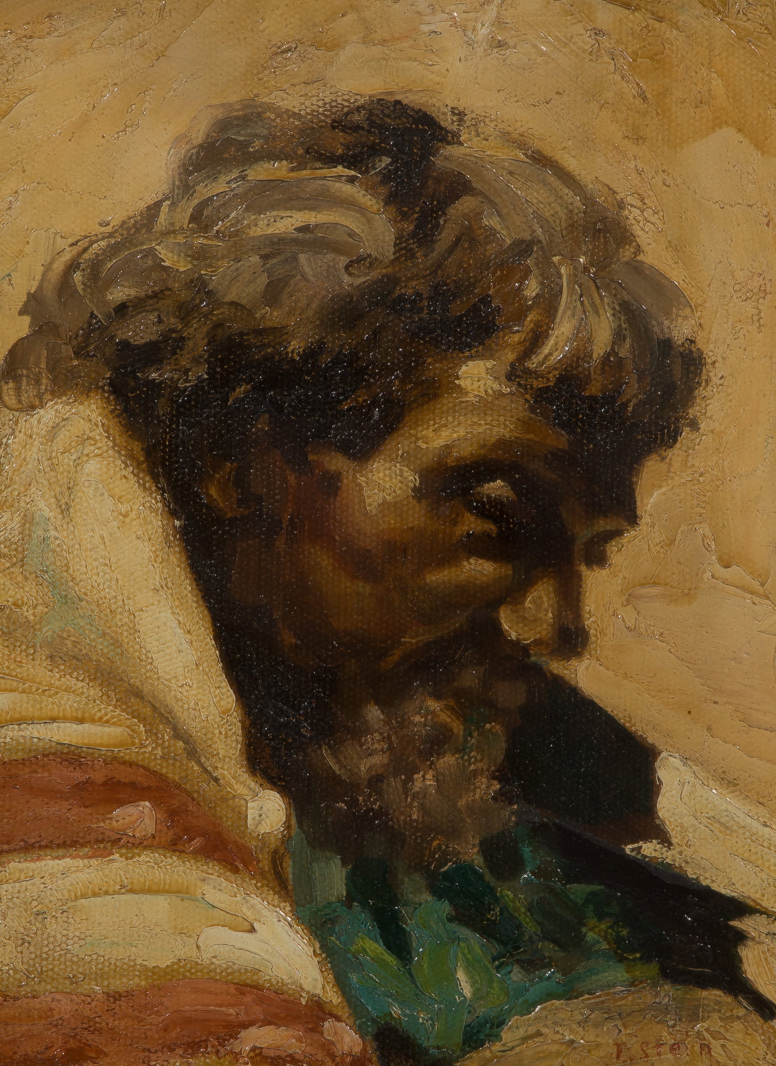 F. Stein (20th Century) Oil on Board (1 of 2)