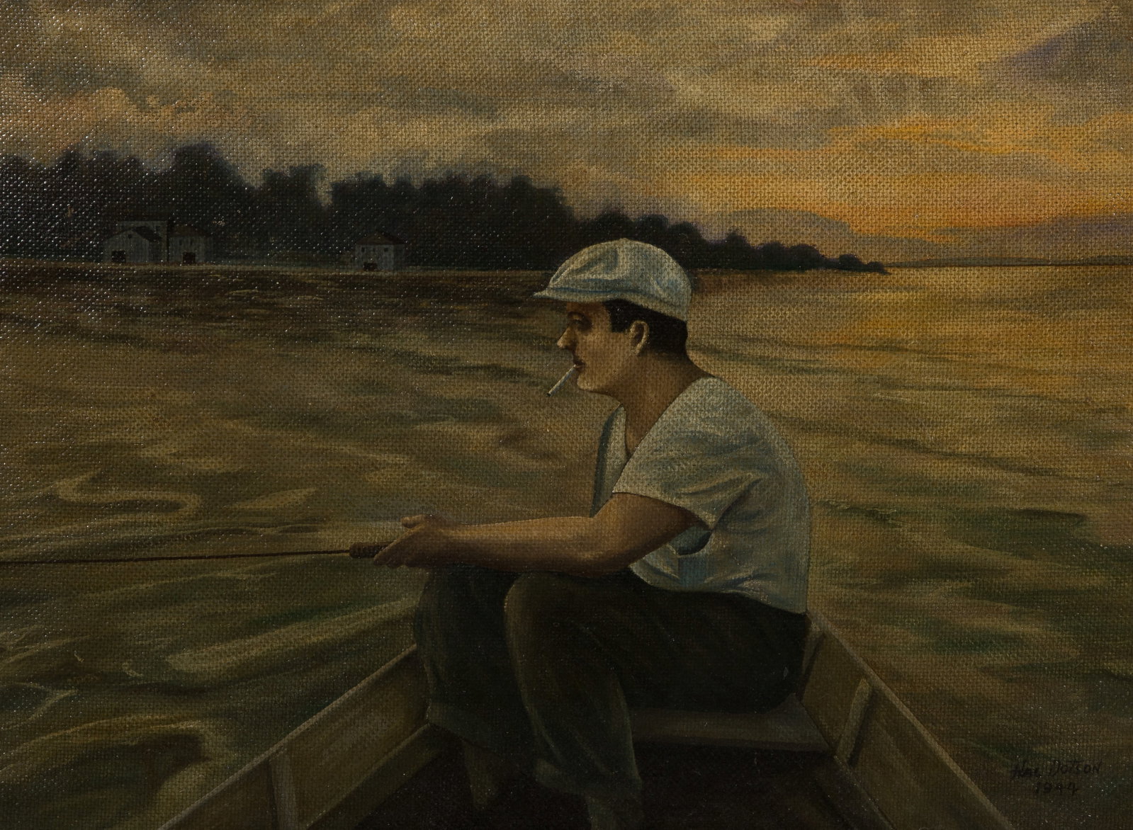 Hal Dotson (American, 20th Century) Oil on Board (1 of 2)
