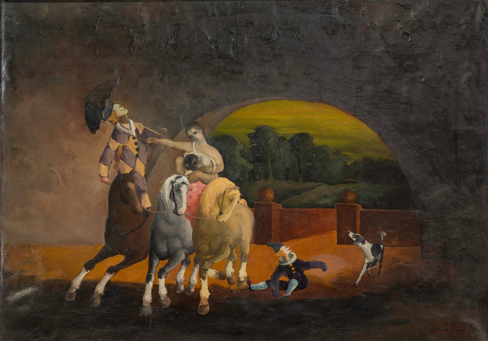 J. Matura (20th Century) Oil on Canvas (1 of 3)