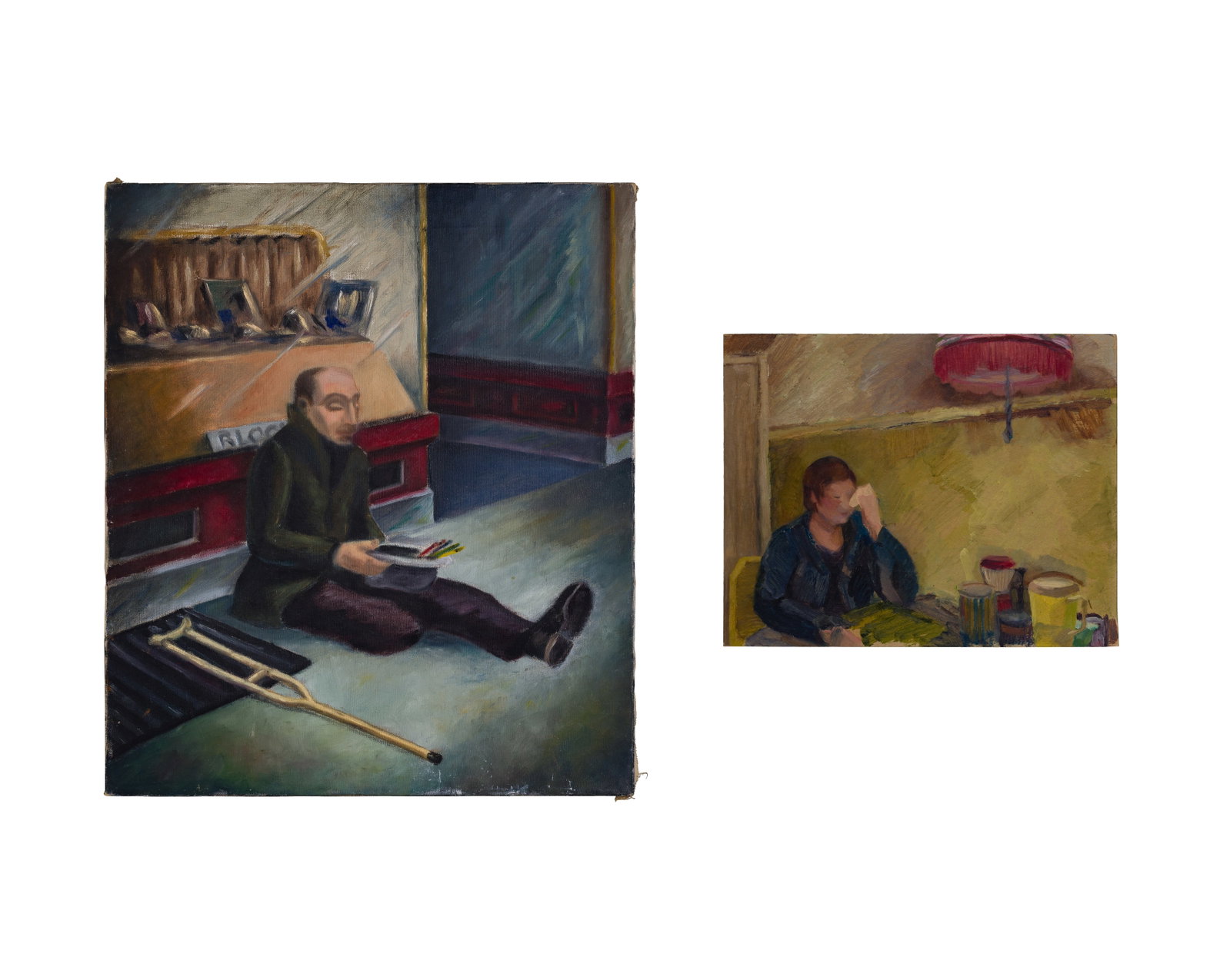 Joe Nelson (American, 20th Century) Oil on Canvas (1 of 4)