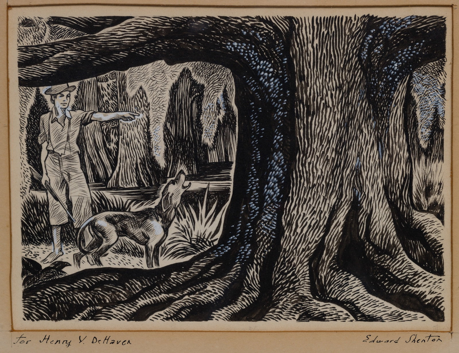 Edward Shenton (American, 1895-1977) Pen and Ink Drawing (1 of 7)