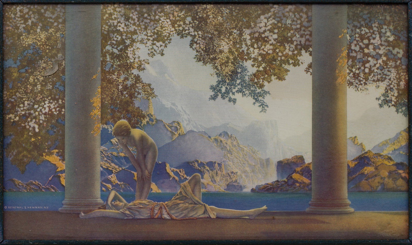 Maxfield Parrish (American, 1870-1966) 'Daybreak' Chromolithograph (1 of 7)