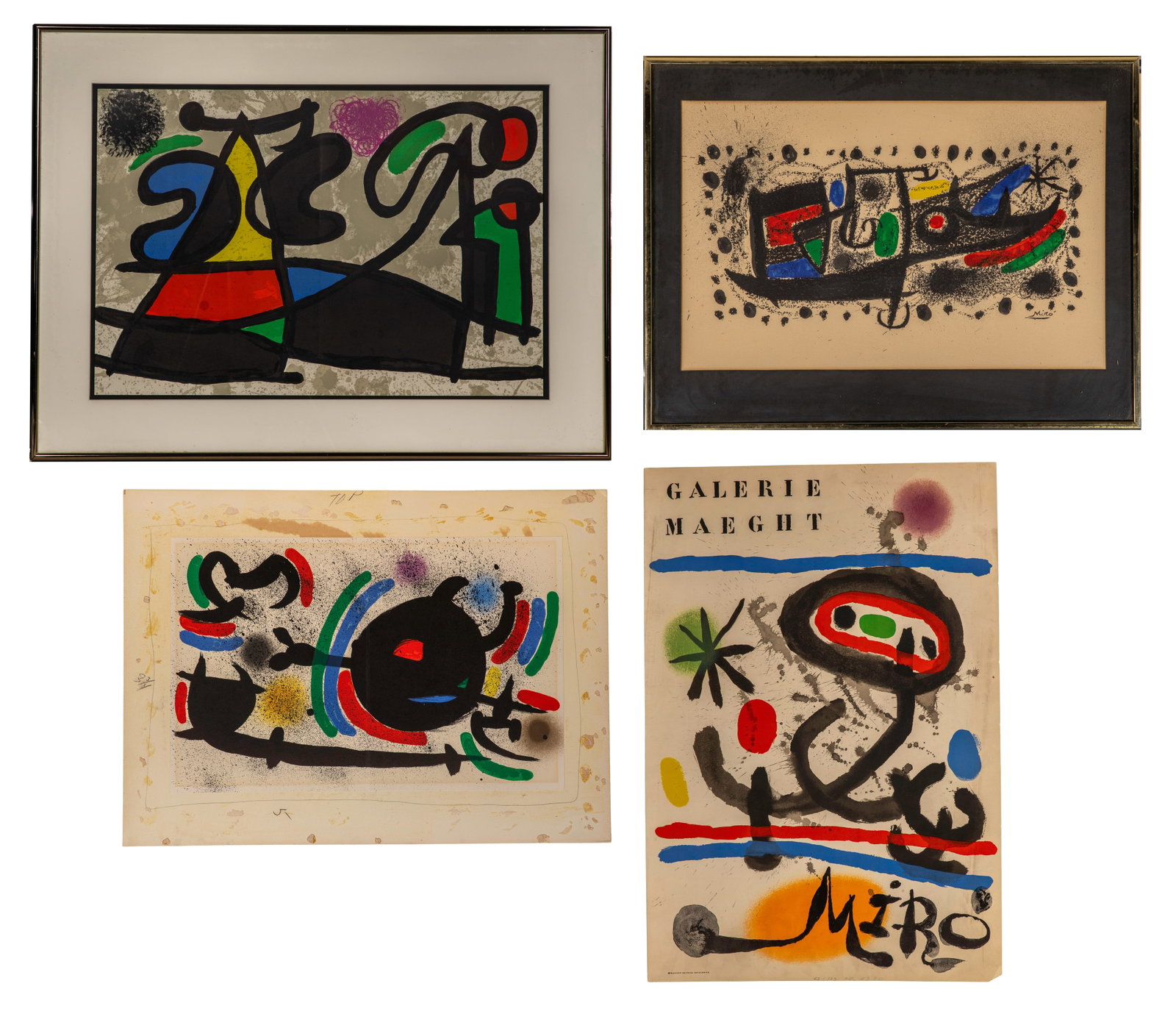 Joan Miro (Spanish, 1893-1983) Lithograph Assortment (1 of 2)