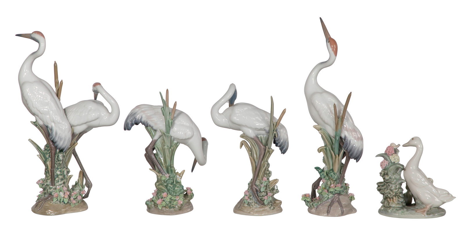 Lladro Porcelain Crane Assortment - 2