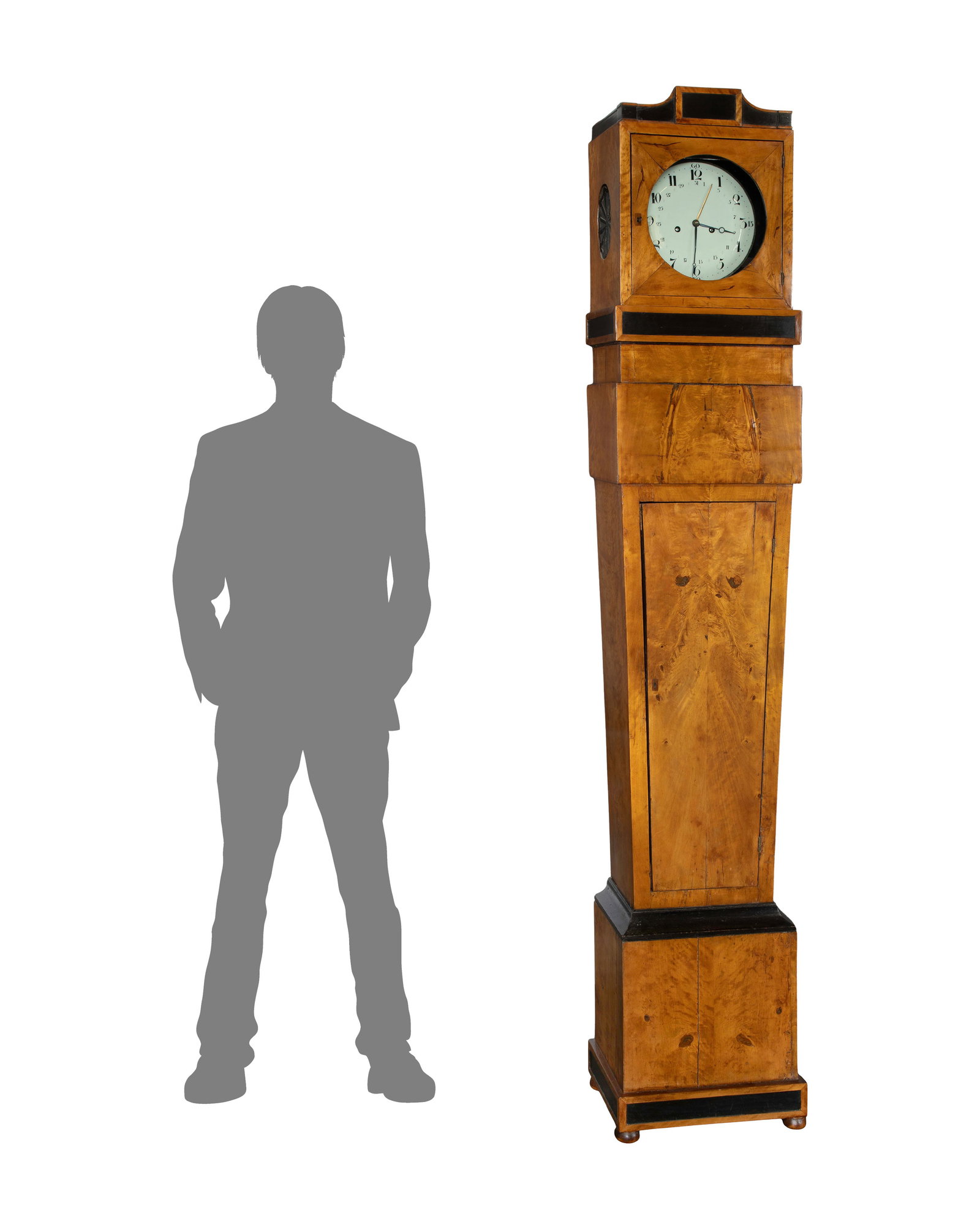 Biedermeier Tall Case Clock - 9