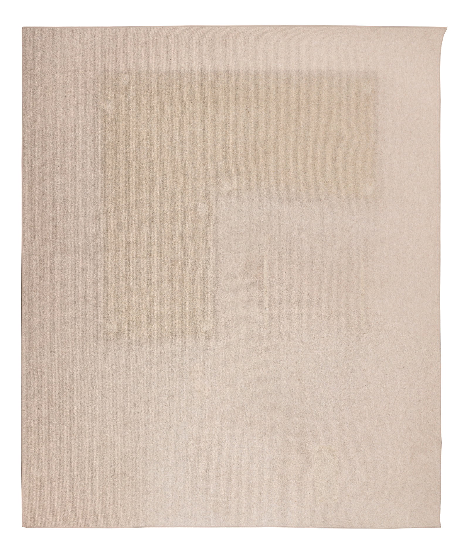 Stark Wool Carpet: Stark Wool Carpet Hand-loomed wool in neutral hues, structured loops creating a tactile surface, bound edges Property from: an Estate, Chicago (Streeterville), Illinois Rug Size: 12 ft. by 13 ft.