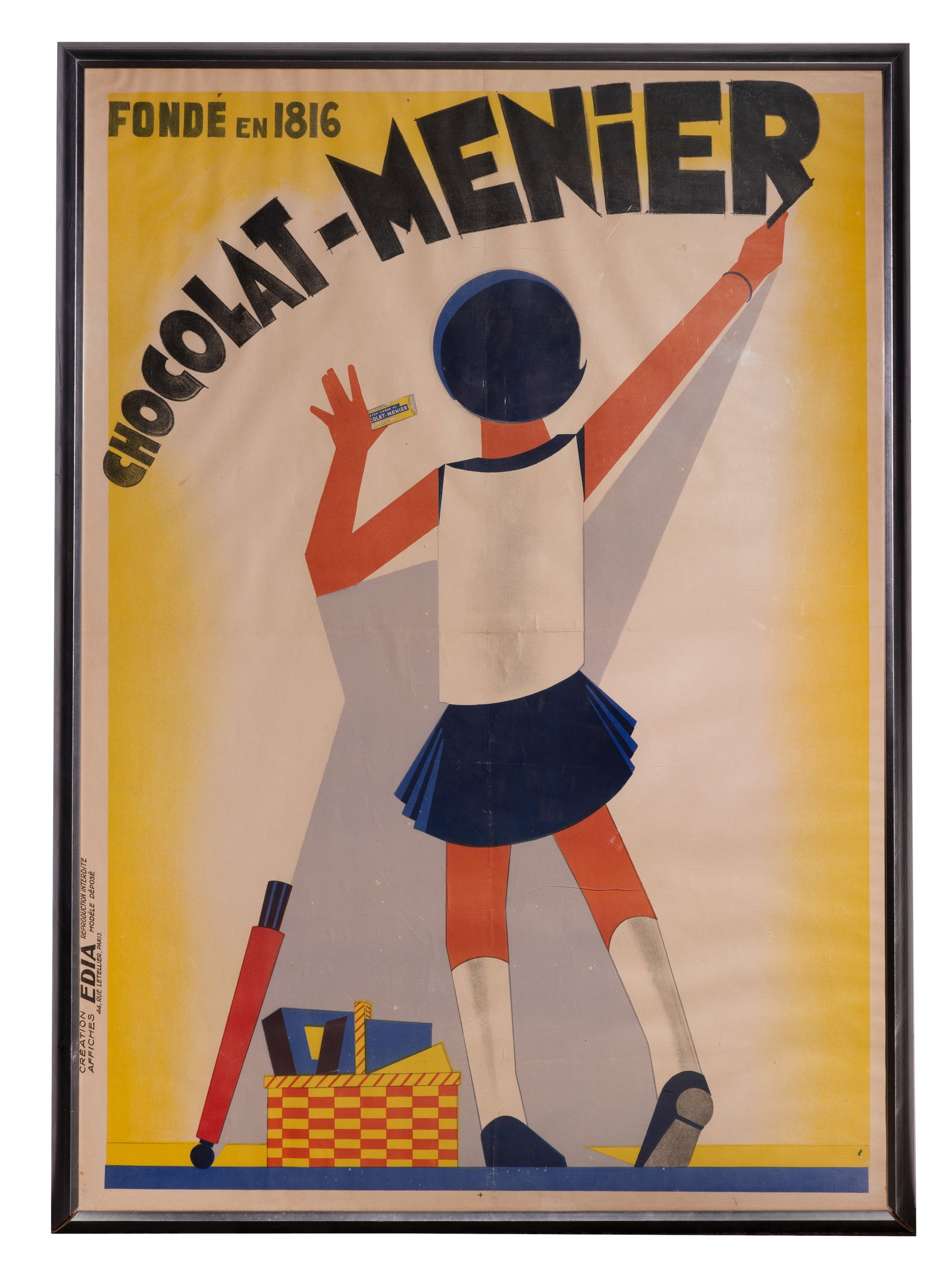 French Chocolat-Menier Advertising Poster (1 of 2)