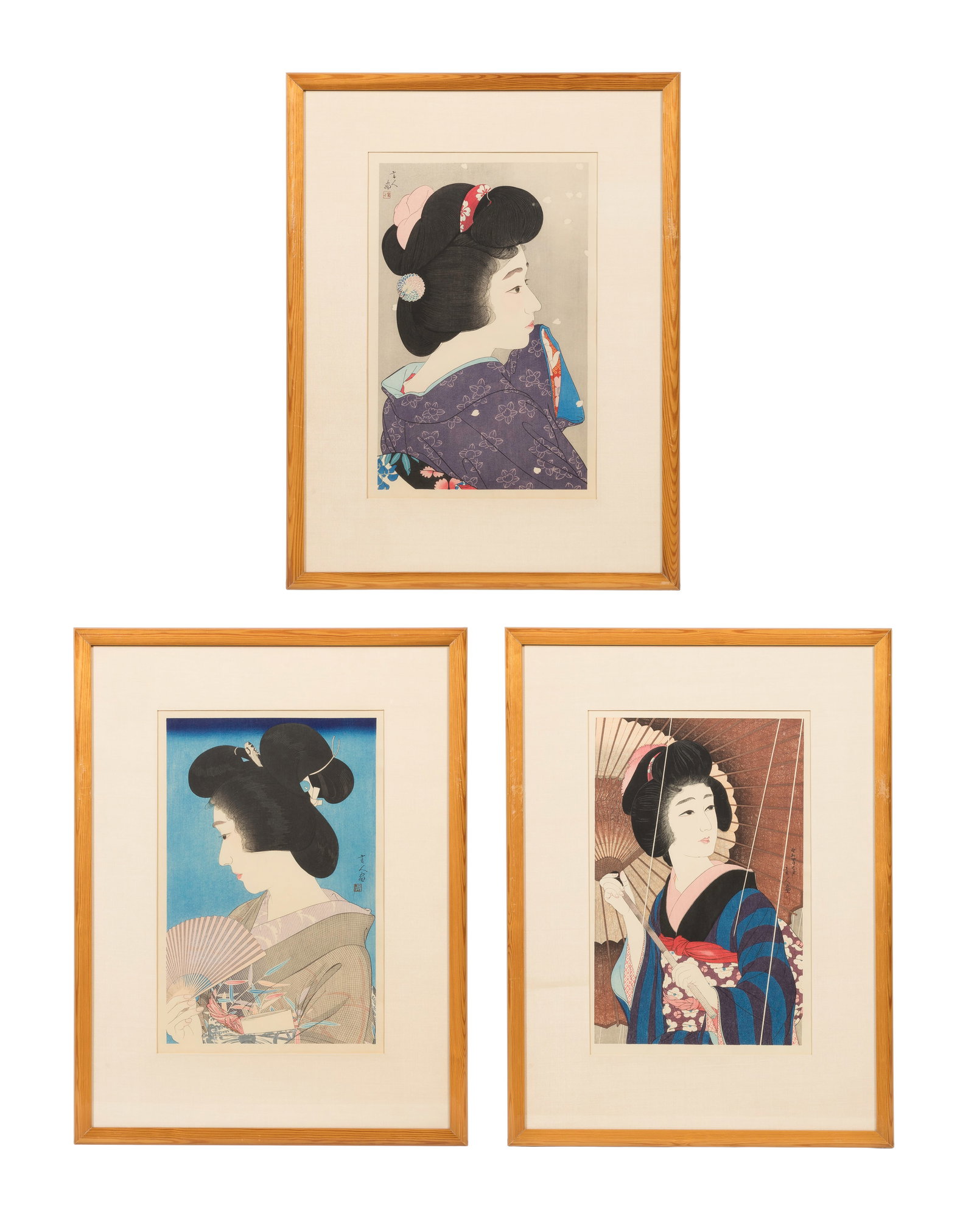 Torii Kotondo (Japanese, 1900-1976) Woodblock Print Assortment (1 of 1)