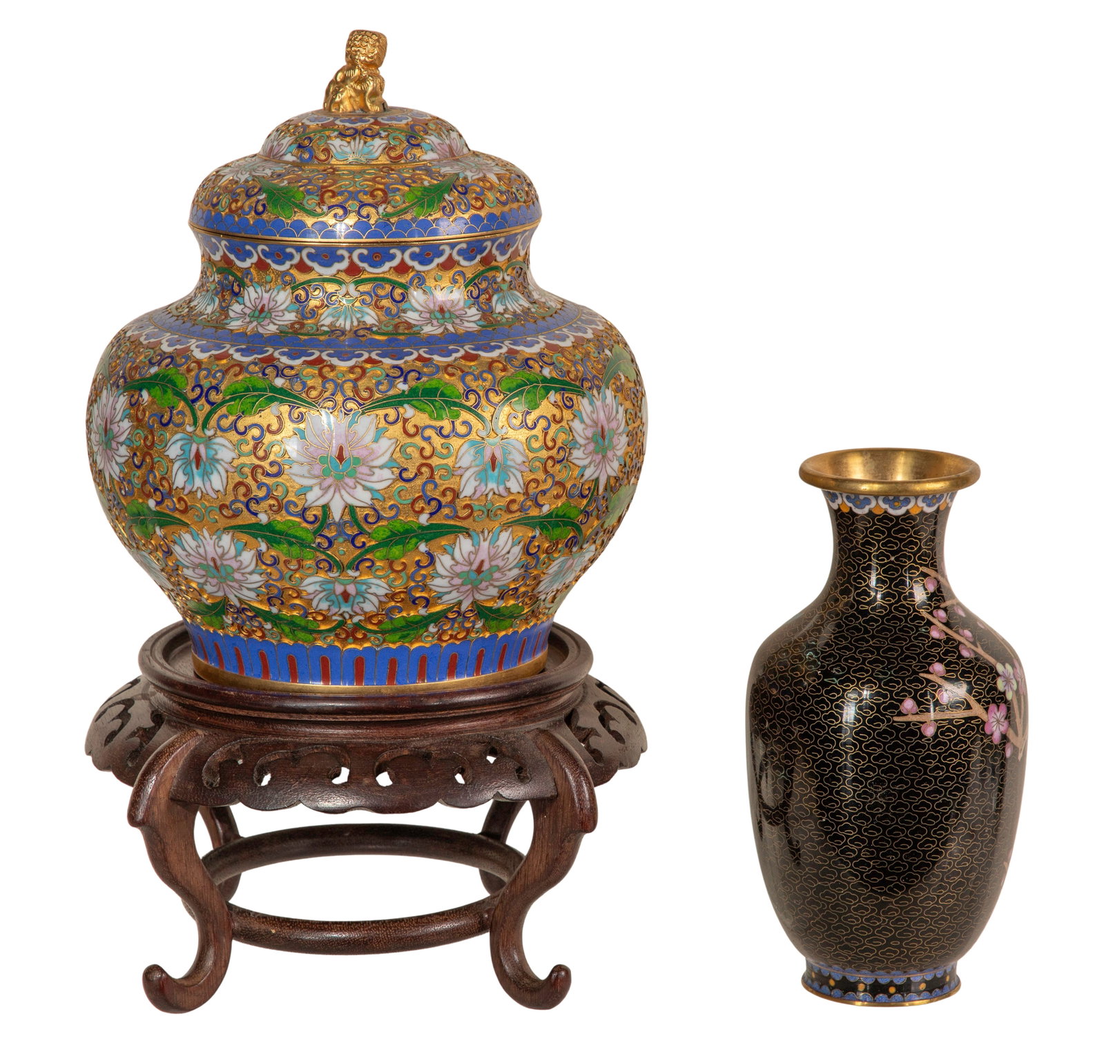 Chinese Cloisonne Vessels - 3