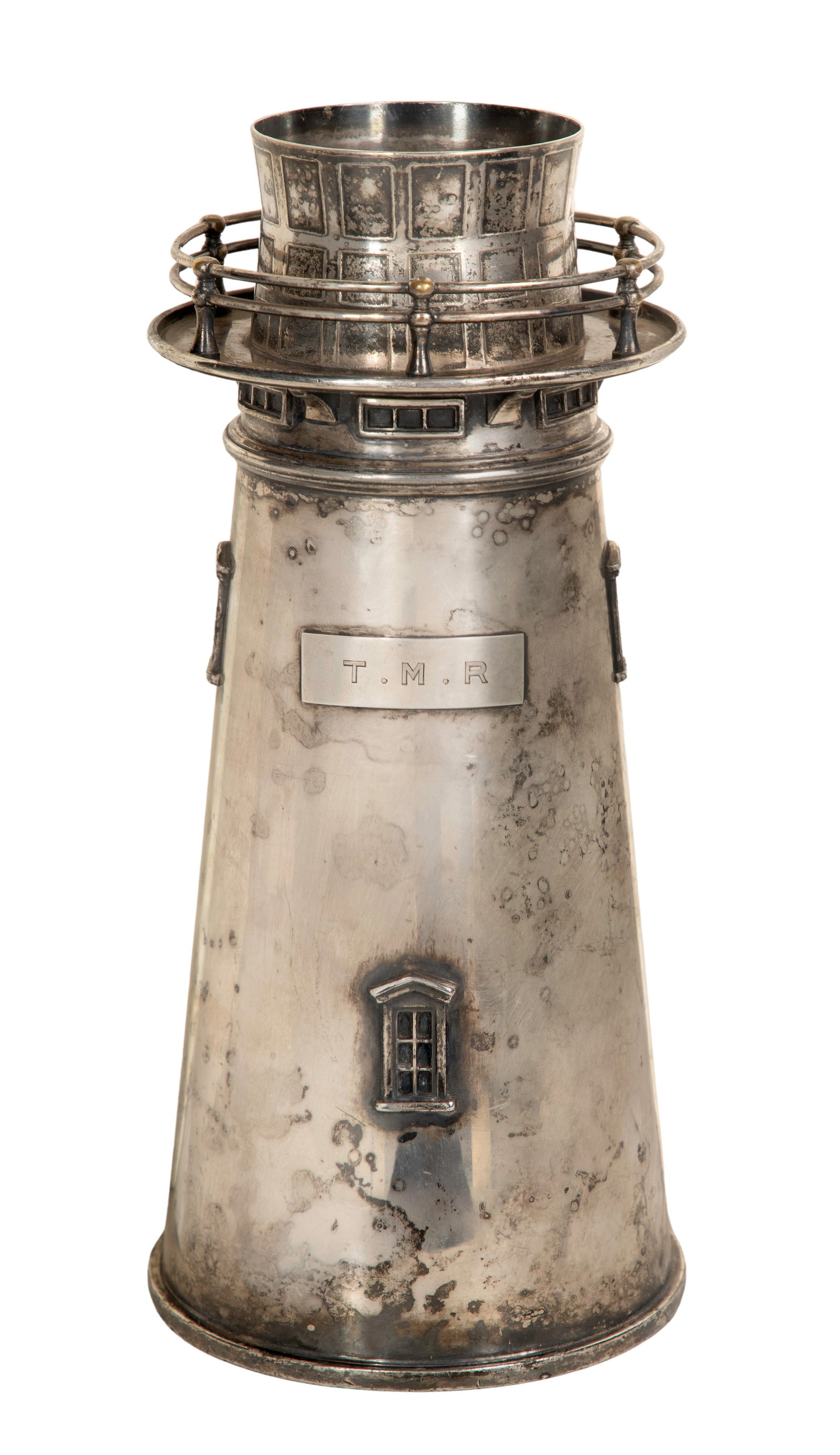 International Meriden Silverplate Boston Lighthouse Cocktail Shaker (1 of 6)